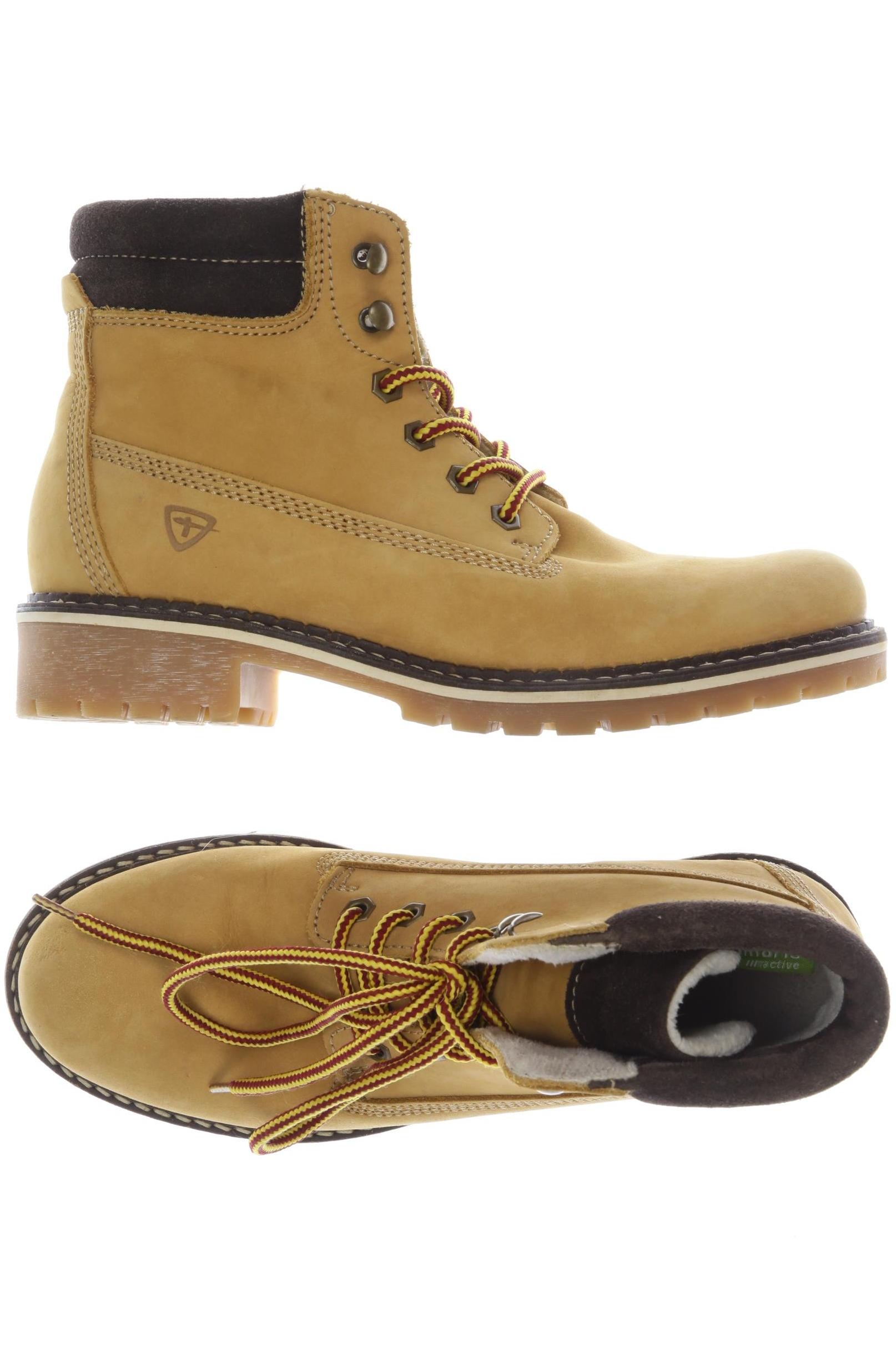 

Tamaris Damen Stiefelette, beige, Gr. 39