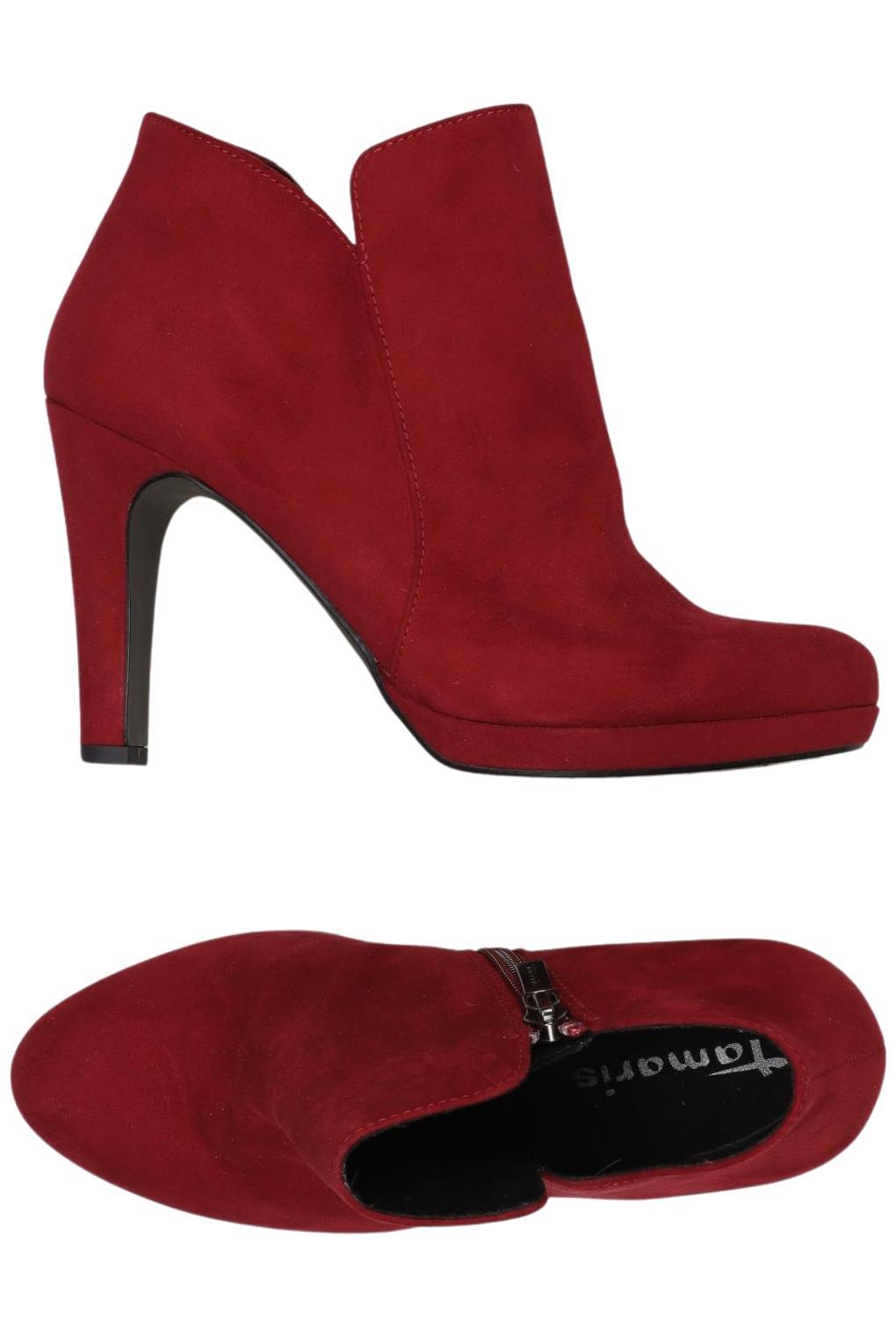 

Tamaris Damen Stiefelette, rot, Gr. 38