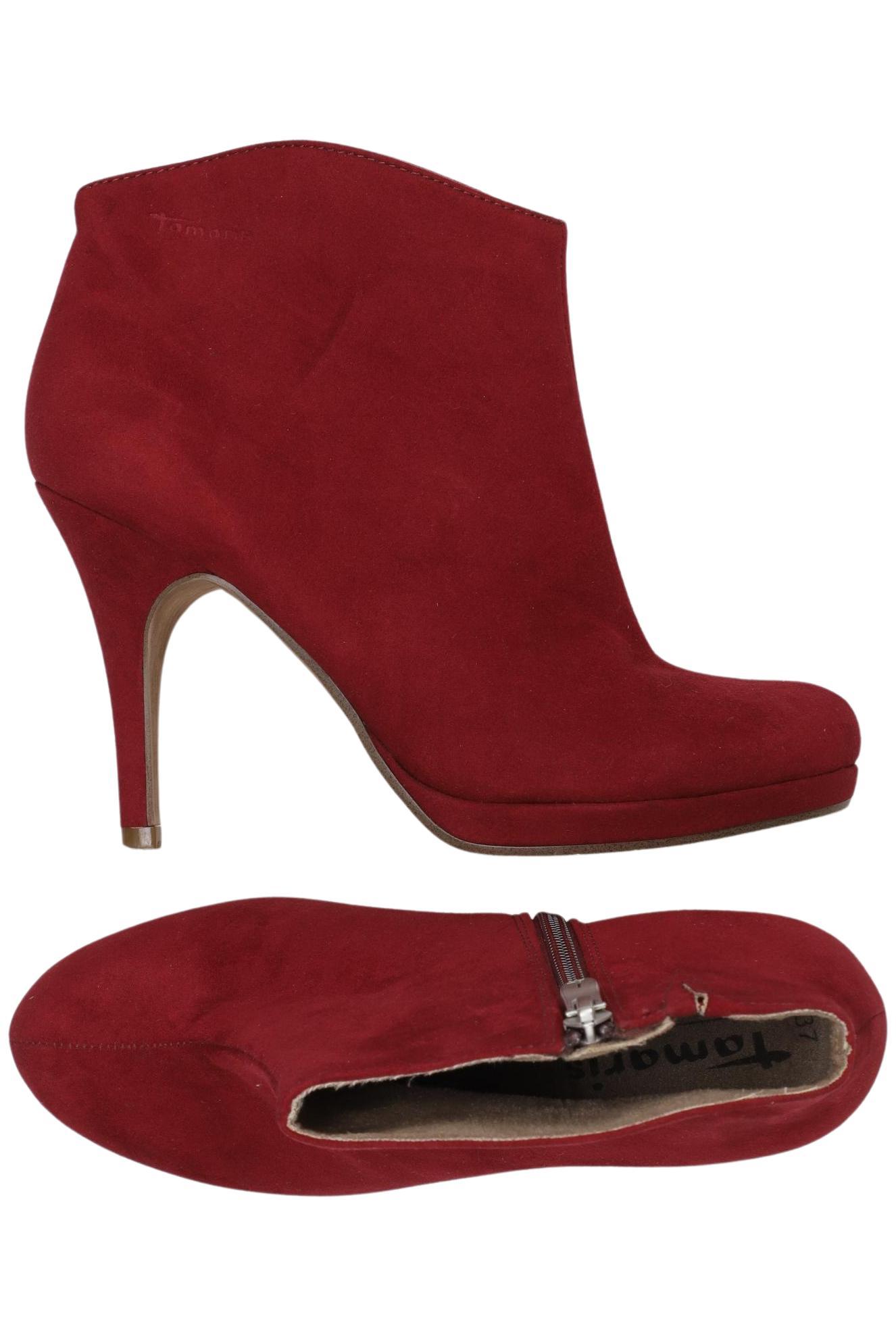 

Tamaris Damen Stiefelette, rot, Gr. 37