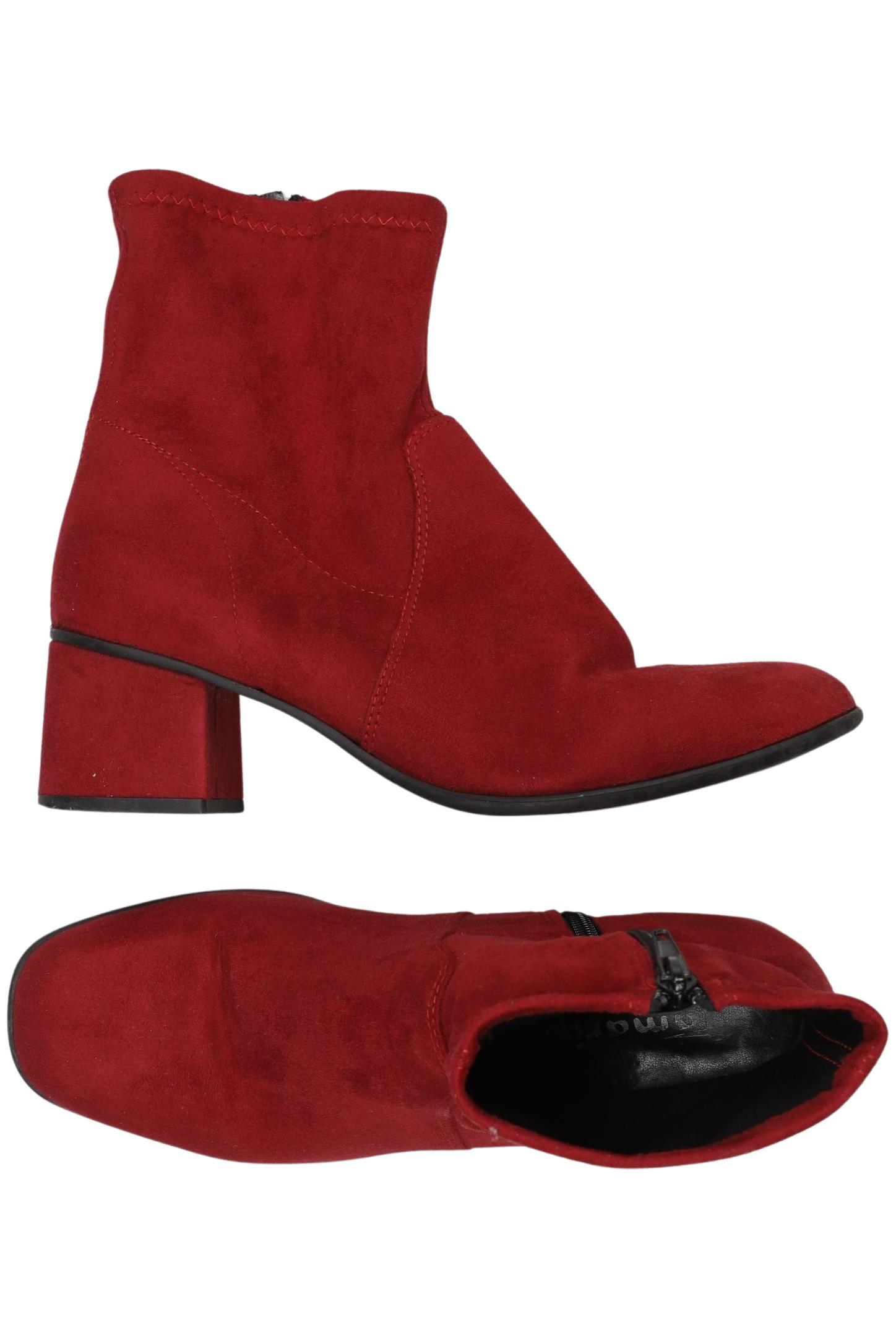 

Tamaris Damen Stiefelette, rot, Gr. 40