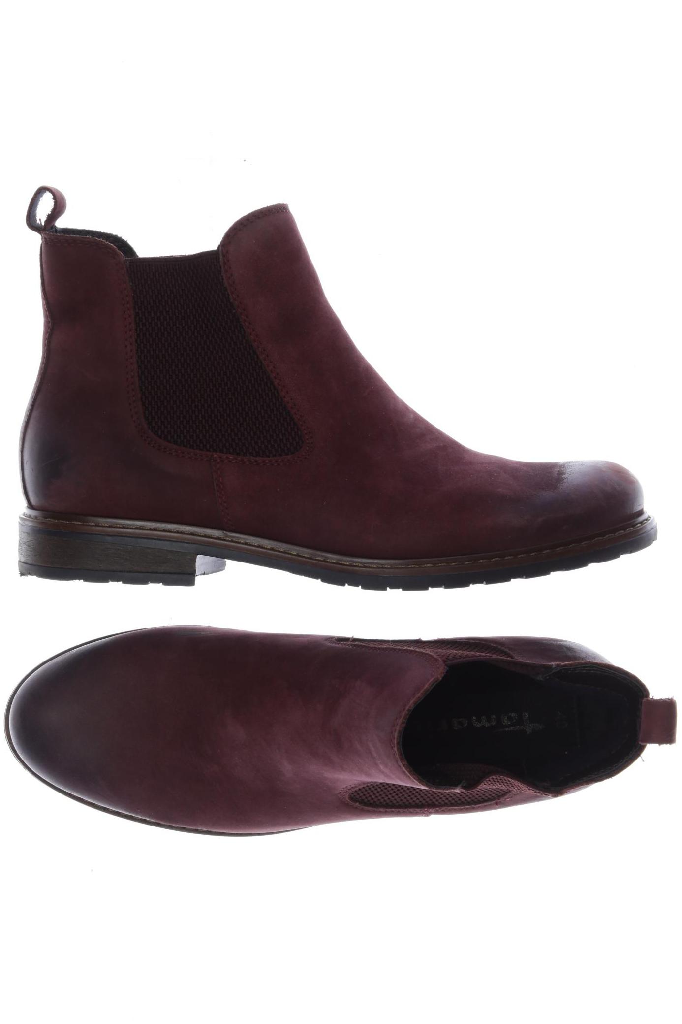 

Tamaris Damen Stiefelette, bordeaux, Gr. 40