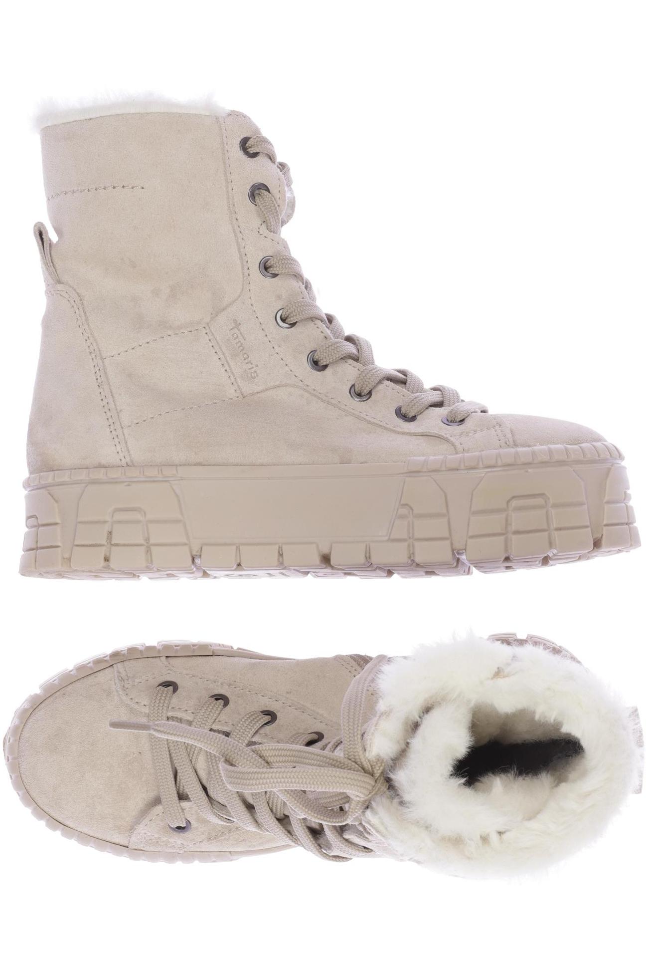 

Tamaris Damen Stiefelette, beige, Gr. 38