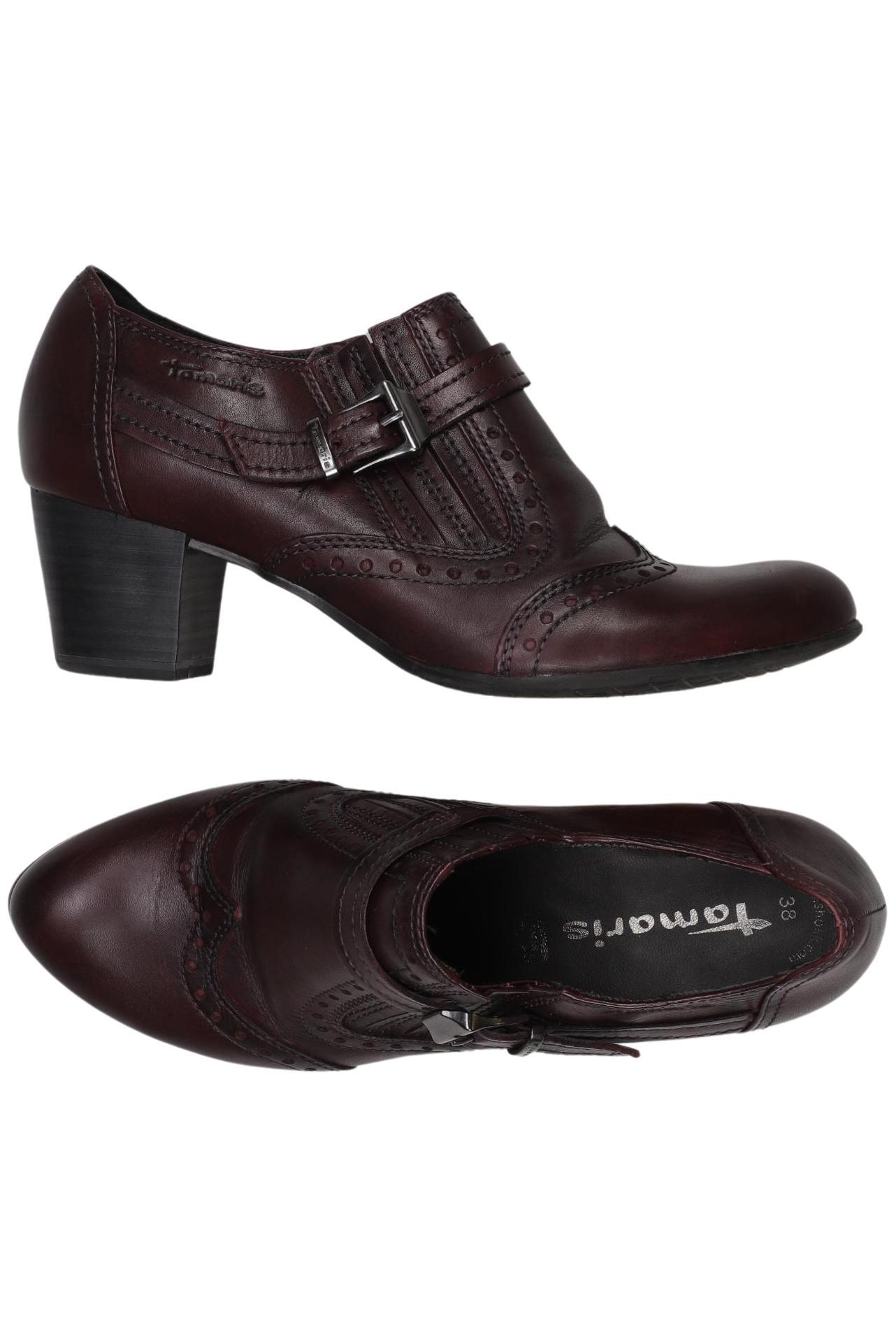 

Tamaris Damen Stiefelette, bordeaux, Gr. 38