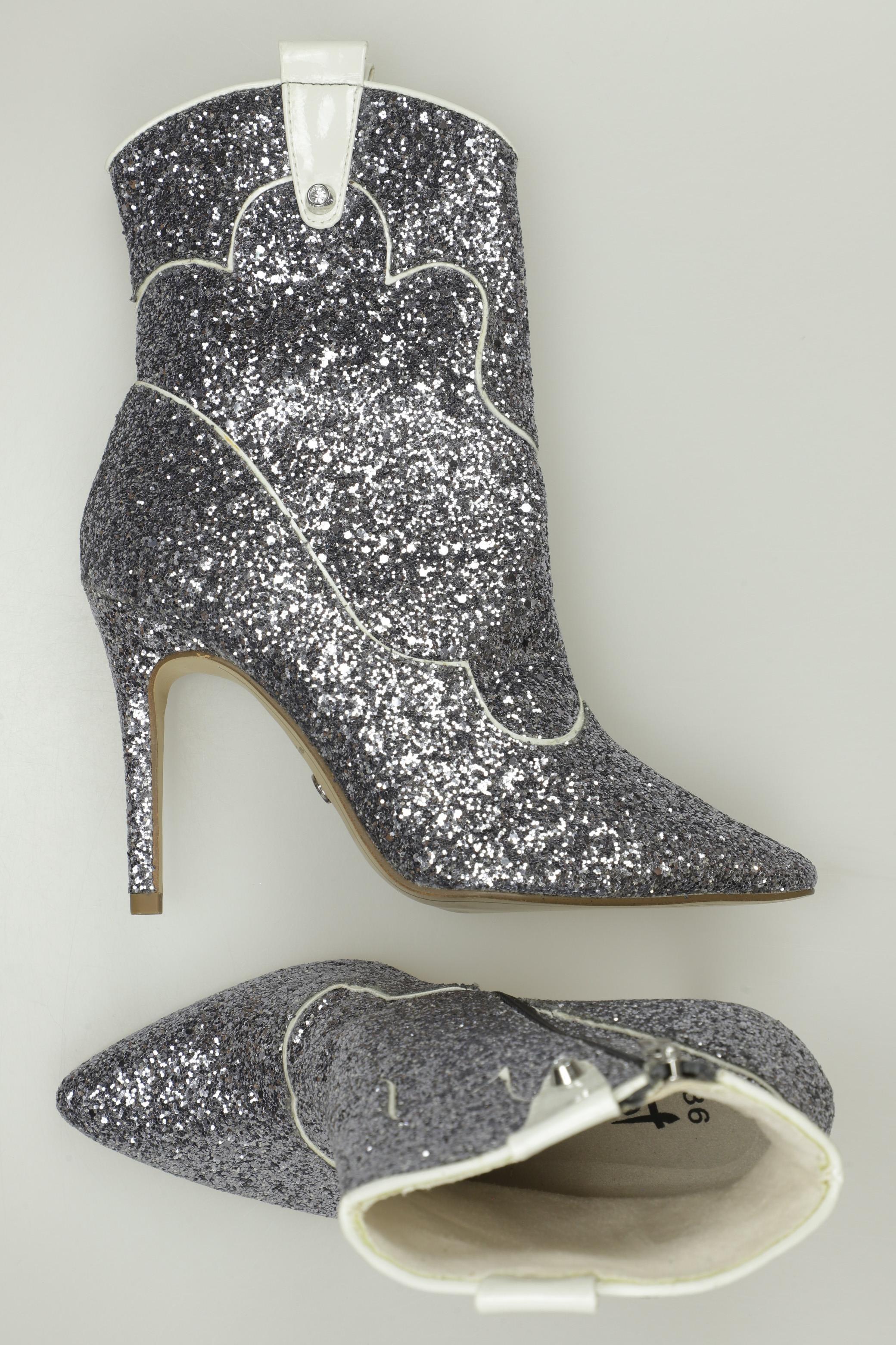 

Tamaris Damen Stiefelette, silber, Gr. 36