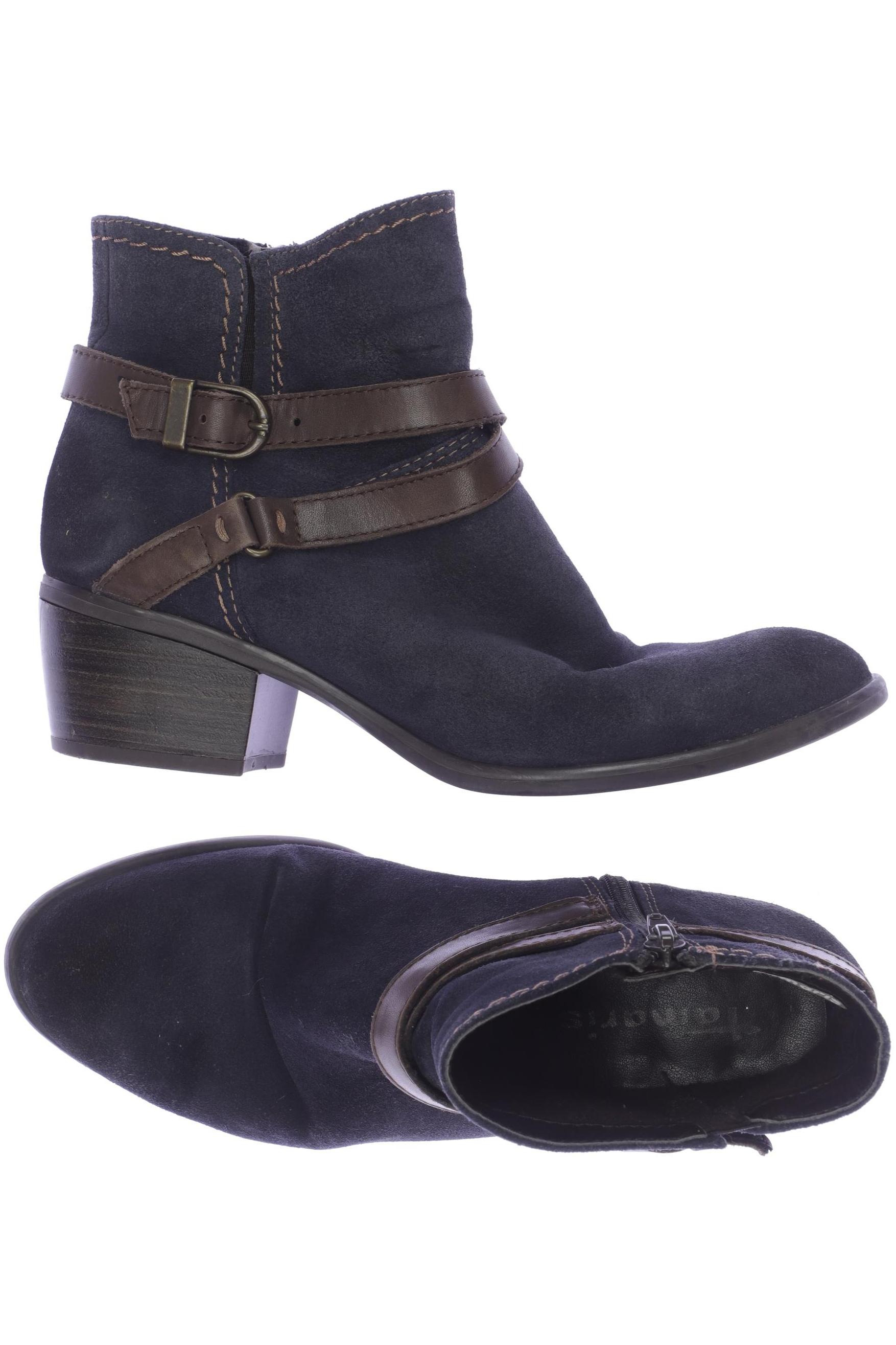 

Tamaris Damen Stiefelette, marineblau, Gr. 38