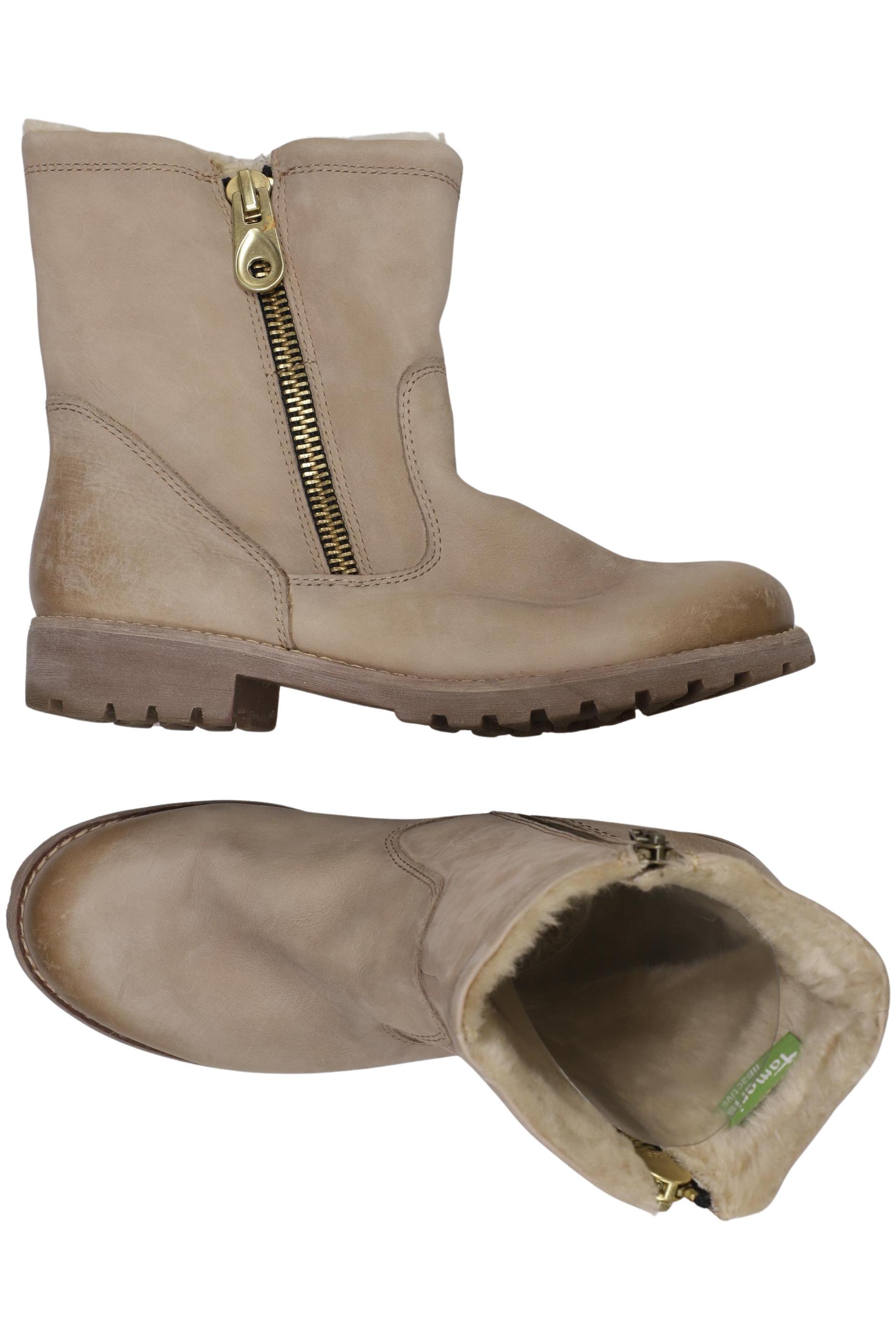 

Tamaris Damen Stiefelette, beige, Gr. 39