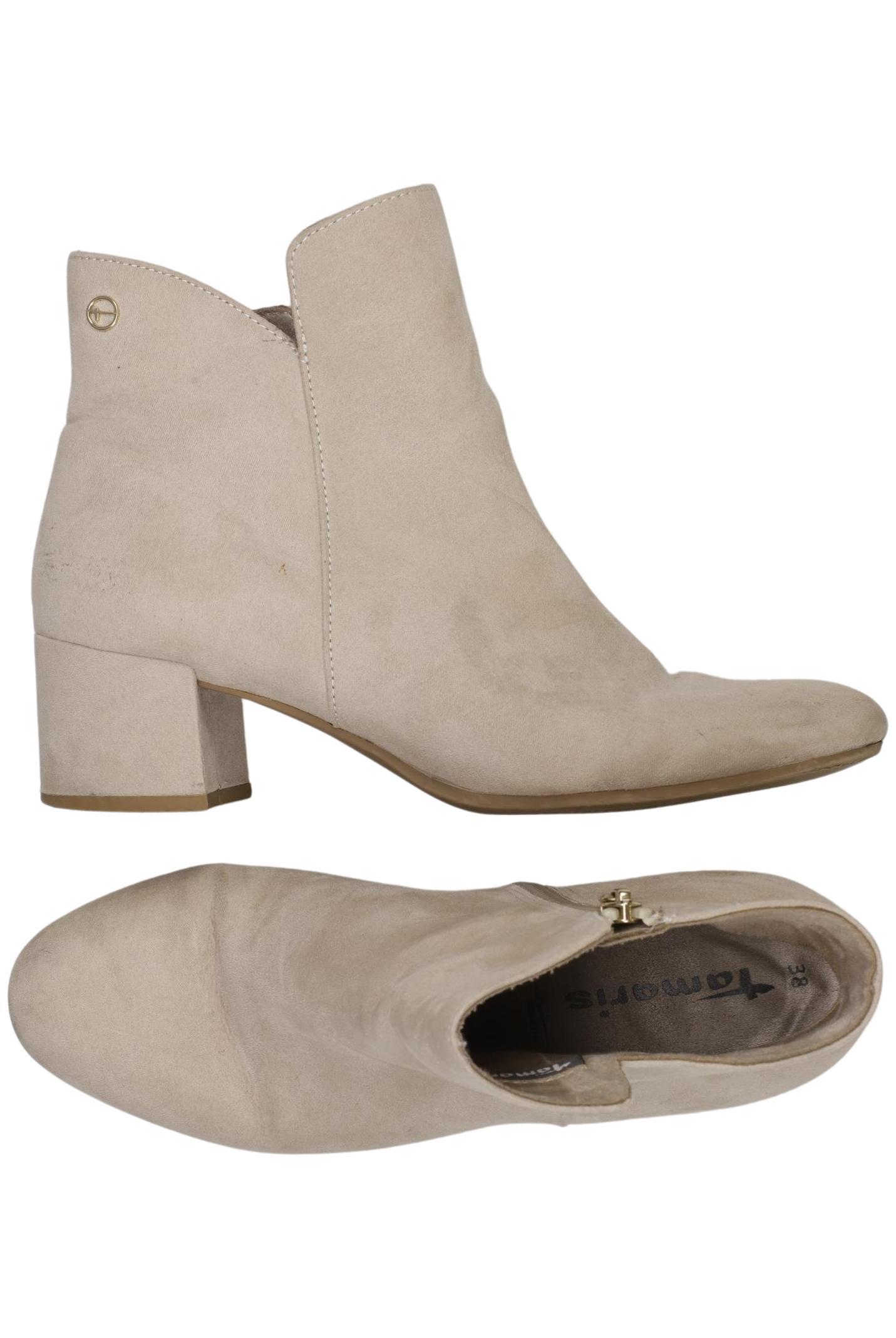 

Tamaris Damen Stiefelette, beige, Gr. 38