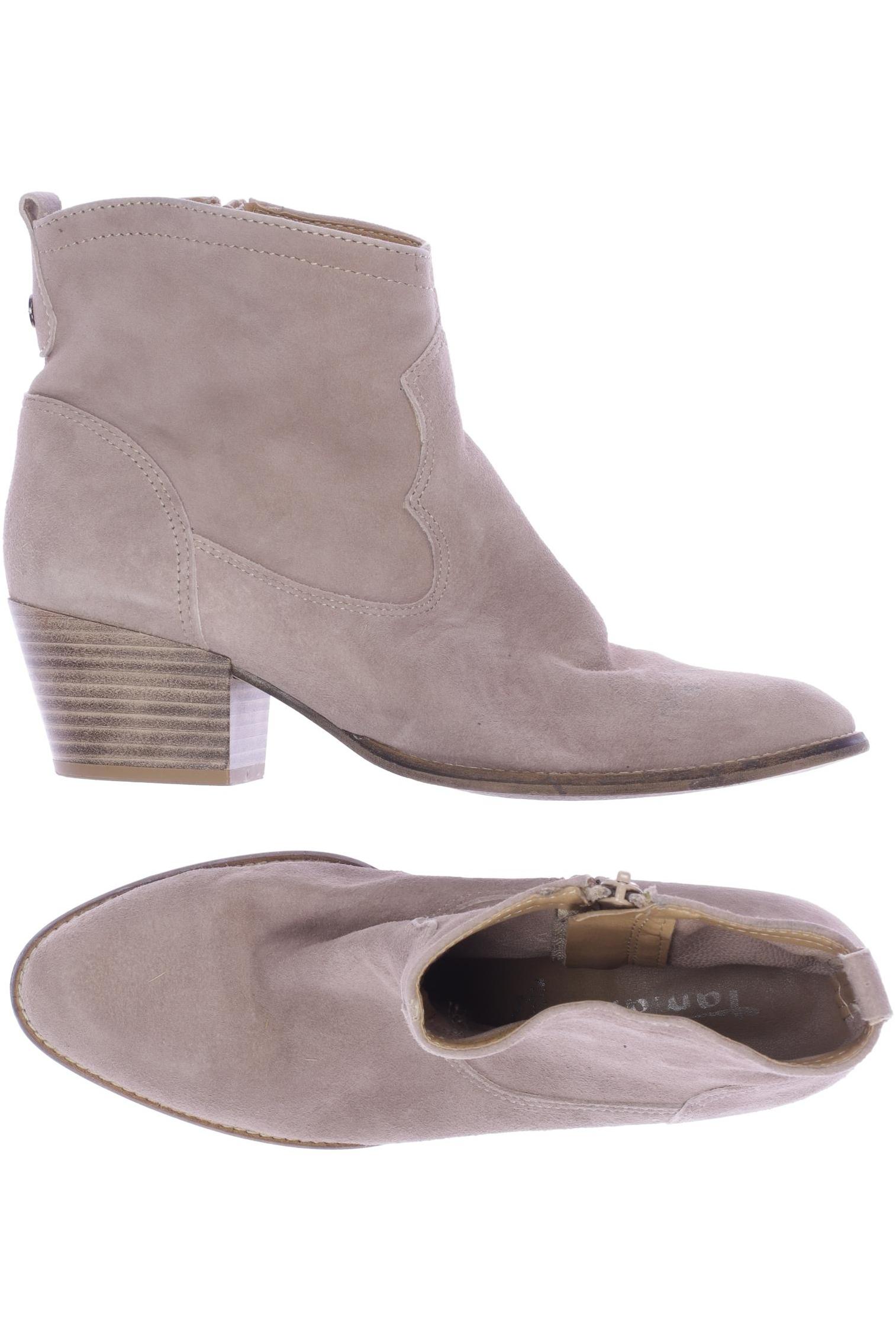 

Tamaris Damen Stiefelette, beige, Gr. 38