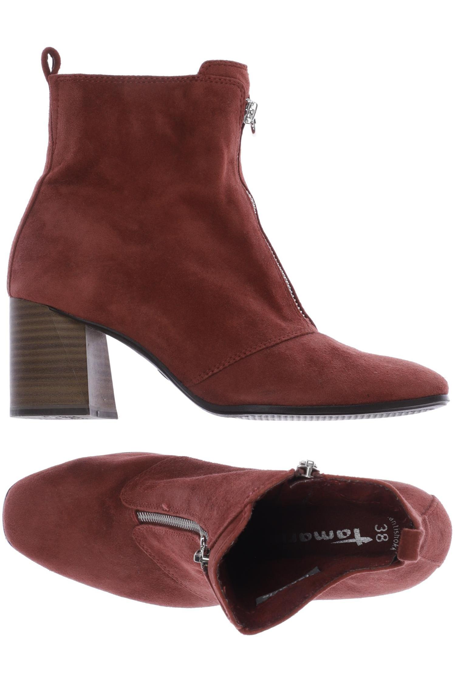 

Tamaris Damen Stiefelette, rot, Gr. 38