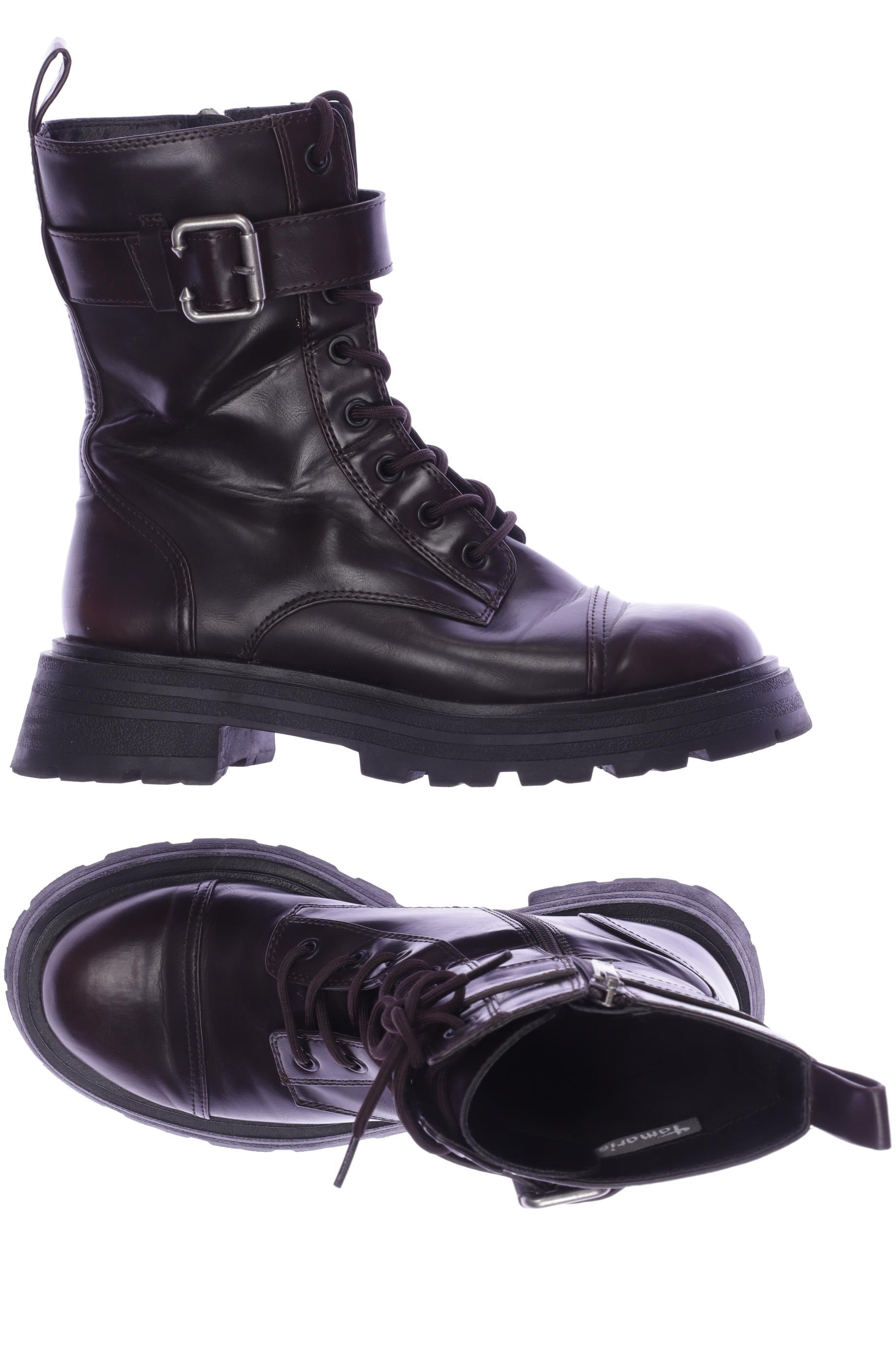 

Tamaris Damen Stiefelette, bordeaux, Gr. 37