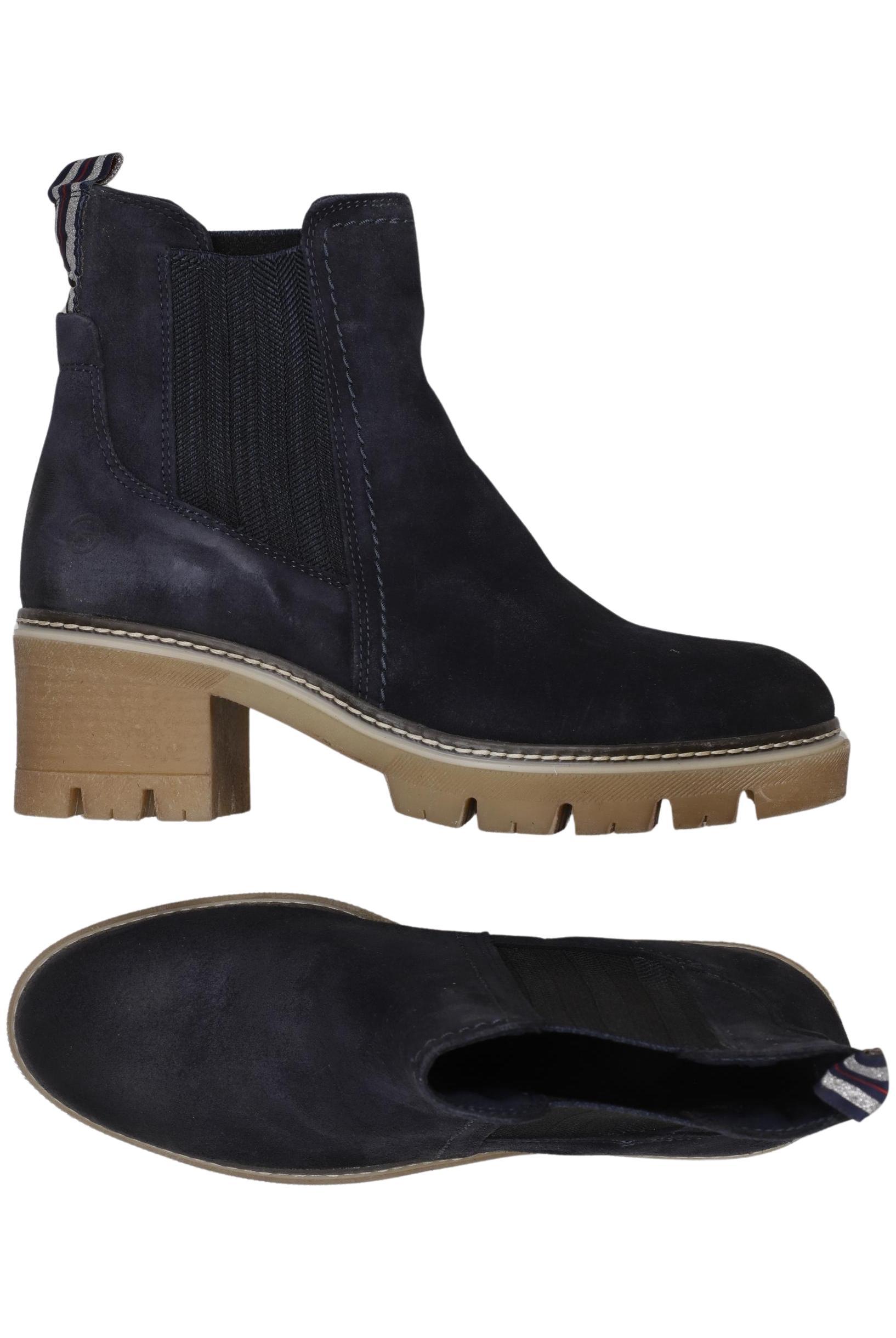

Tamaris Damen Stiefelette, marineblau, Gr. 40
