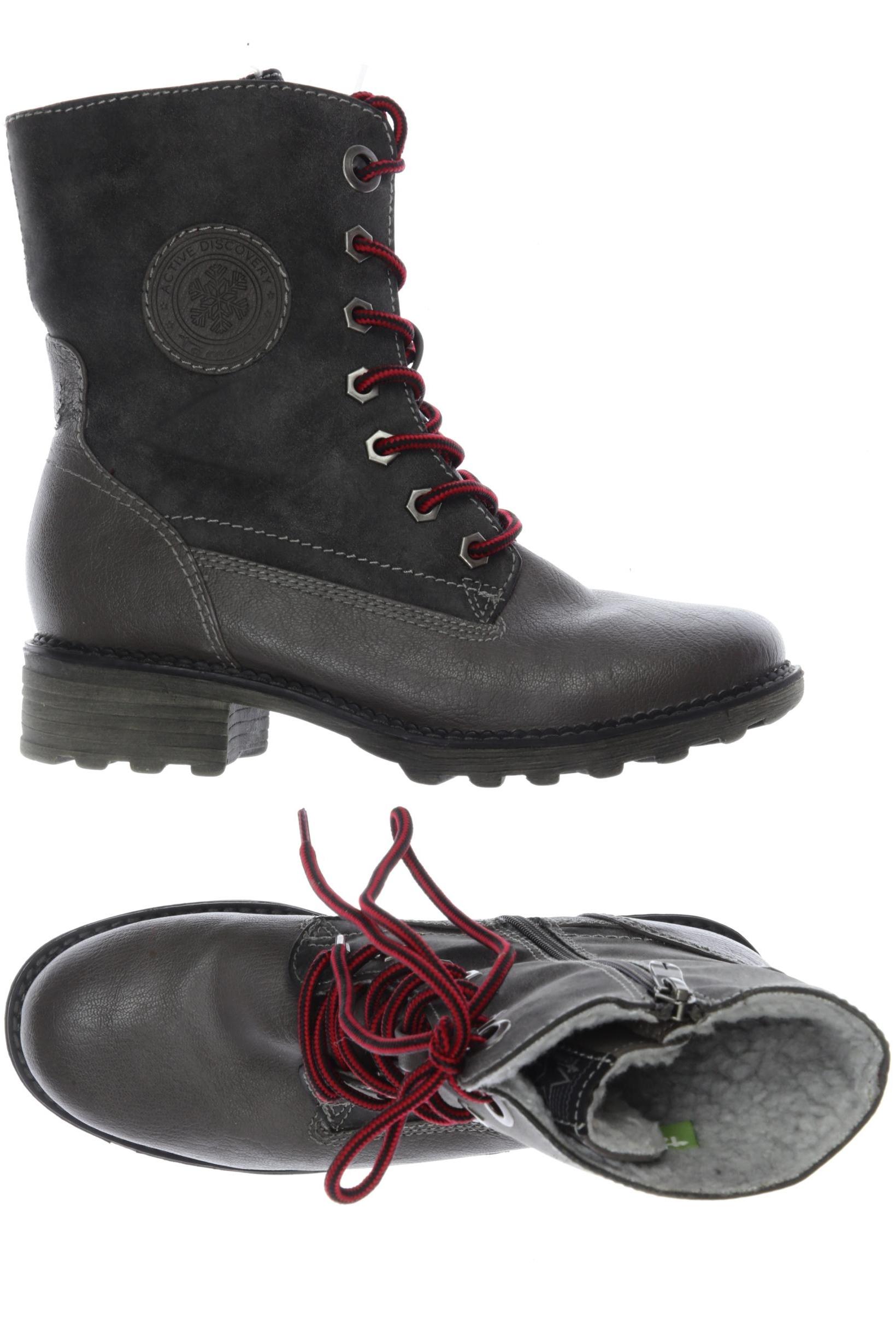 

Tamaris Damen Stiefelette, grau, Gr. 36
