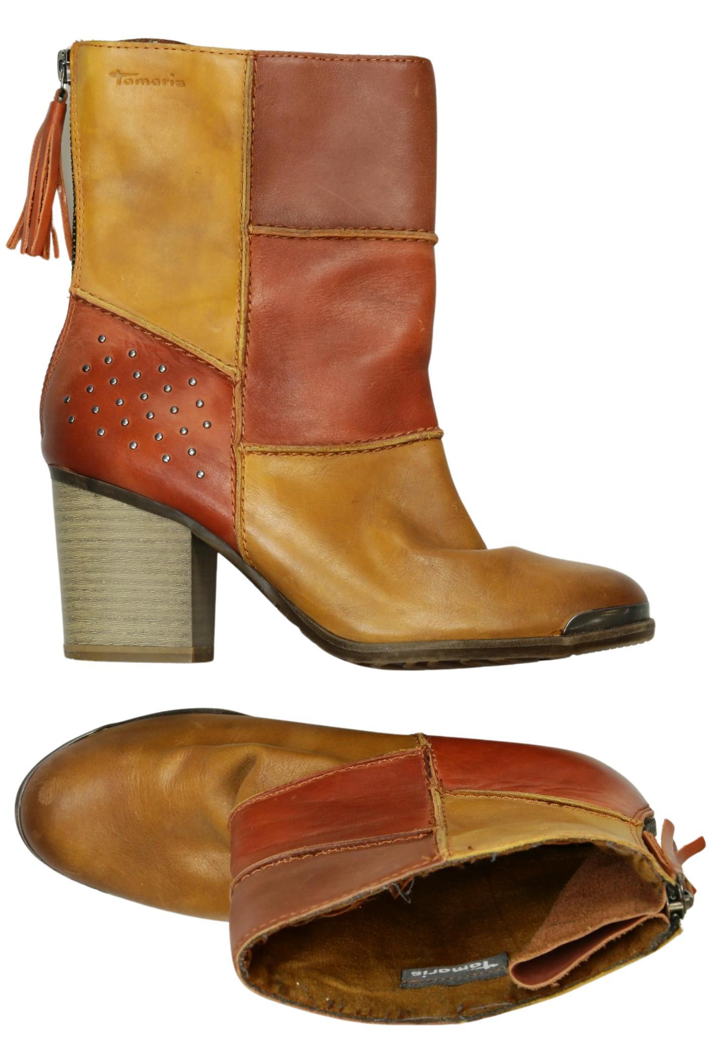 

Tamaris Damen Stiefelette, orange, Gr. 38