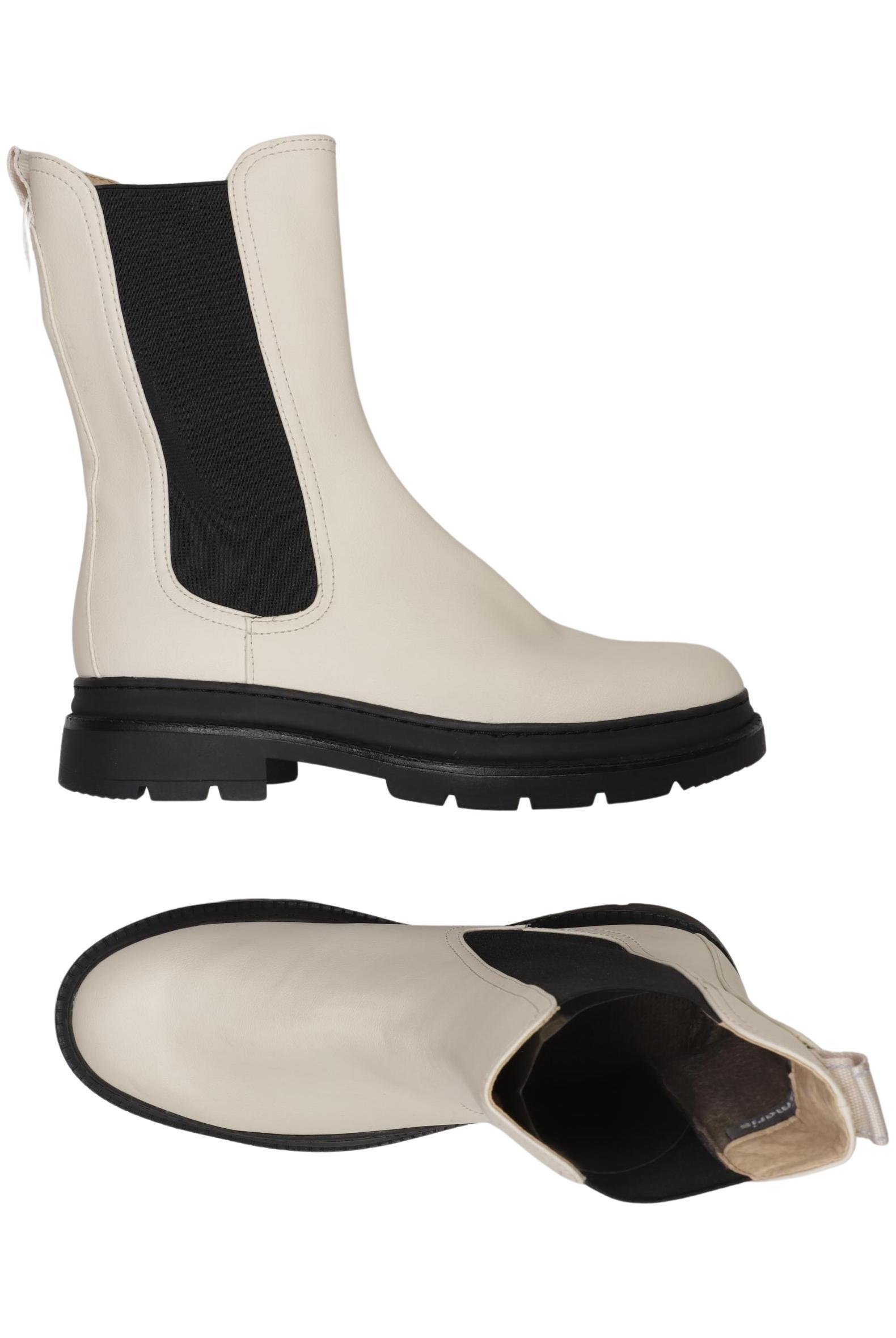 

Tamaris Damen Stiefelette, cremeweiß, Gr. 39