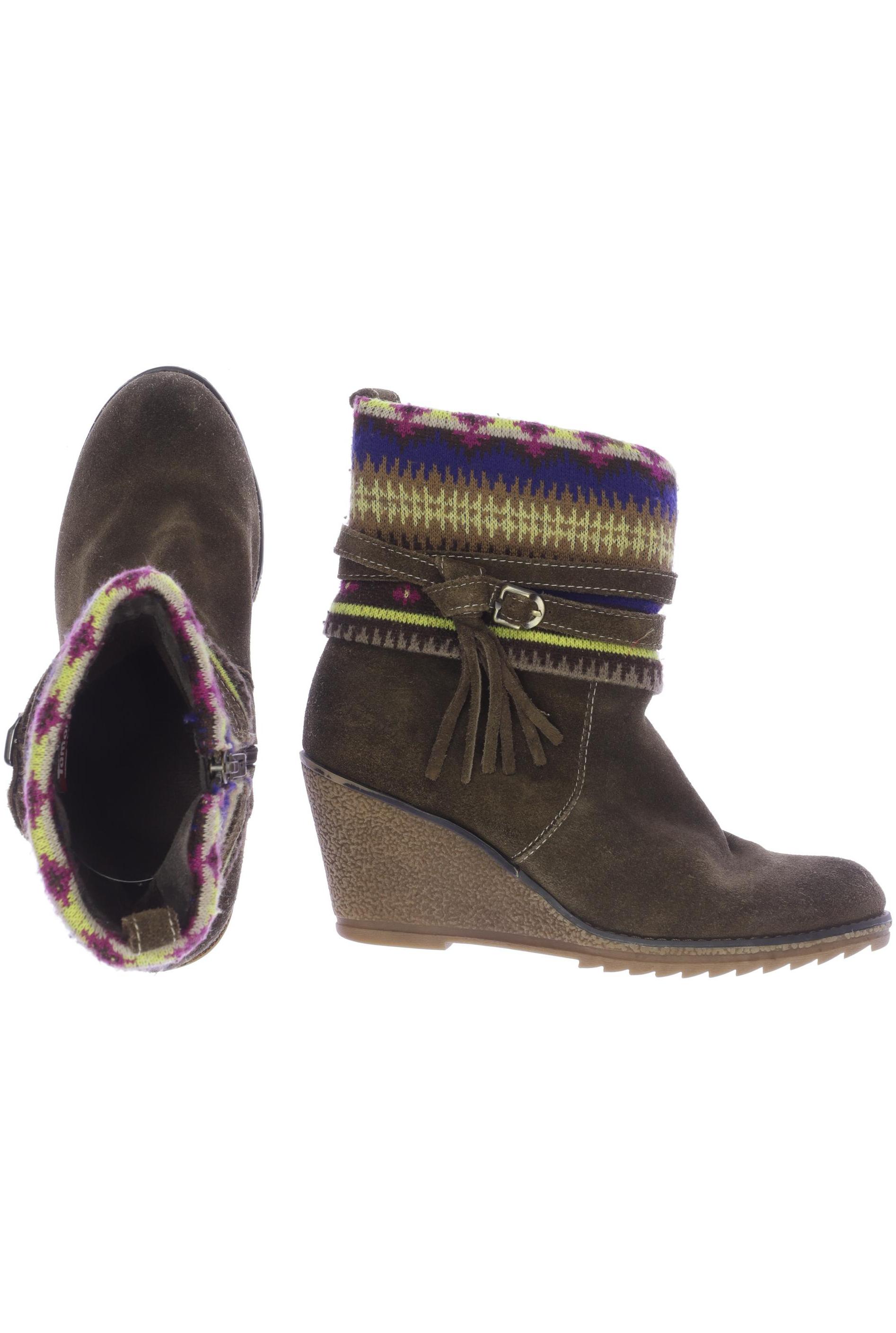 

Tamaris Damen Stiefelette, grün, Gr. 39