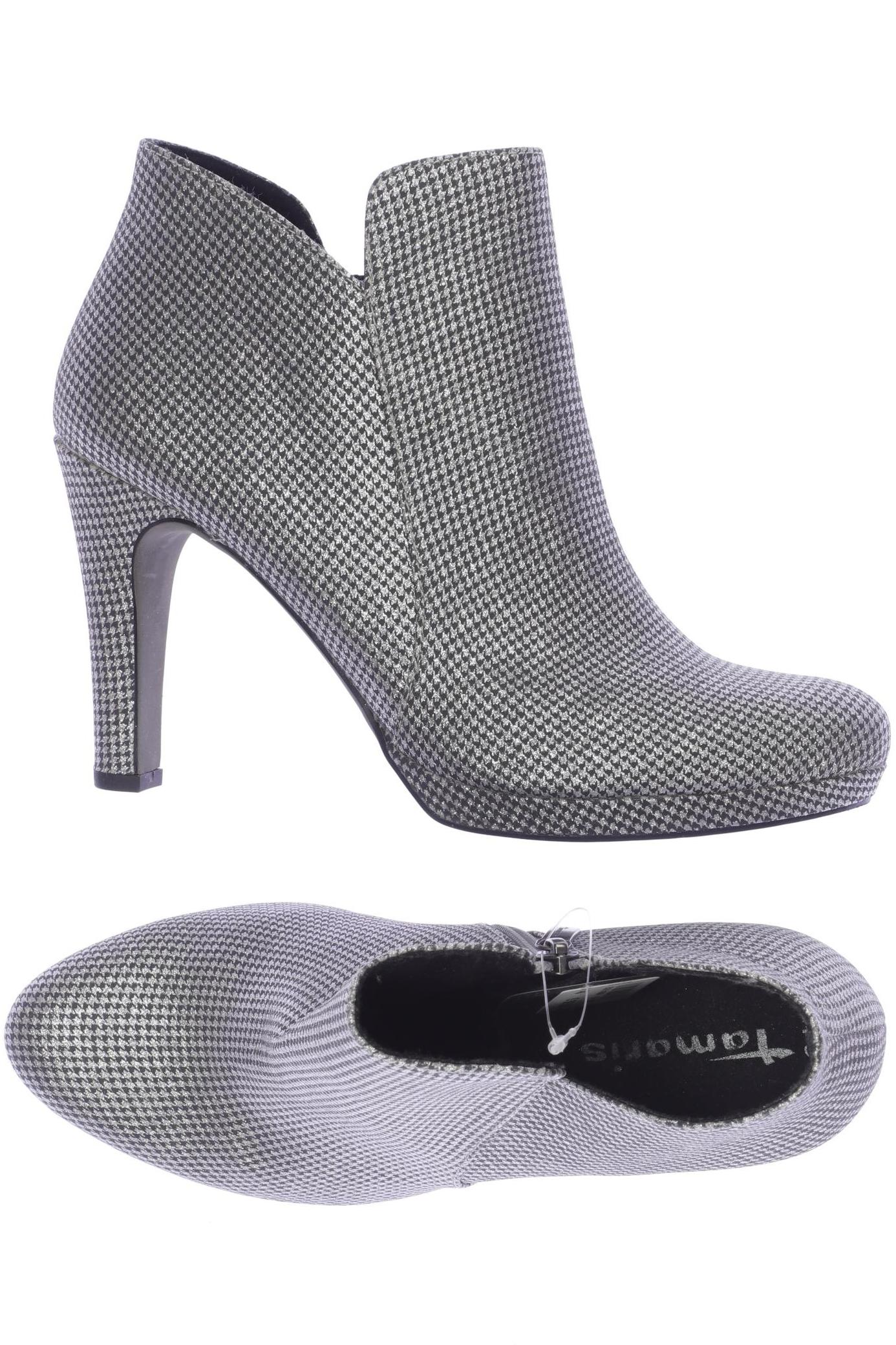 

Tamaris Damen Stiefelette, silber, Gr. 40