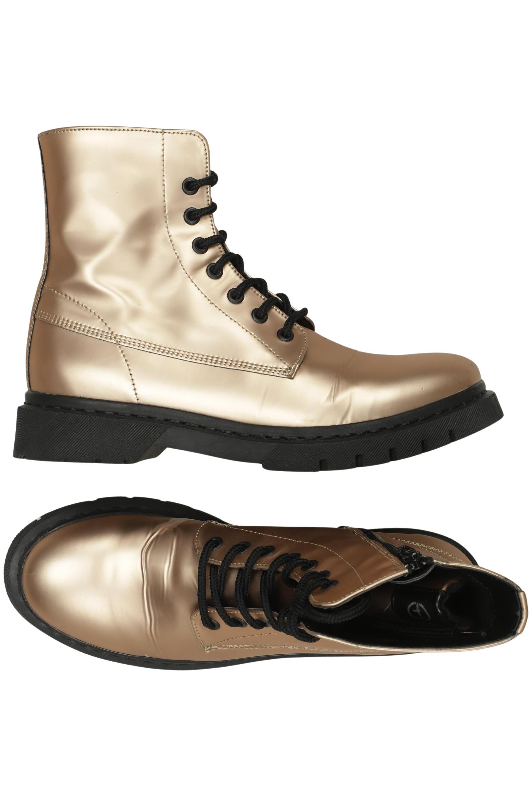 

Tamaris Damen Stiefelette, gold, Gr. 40