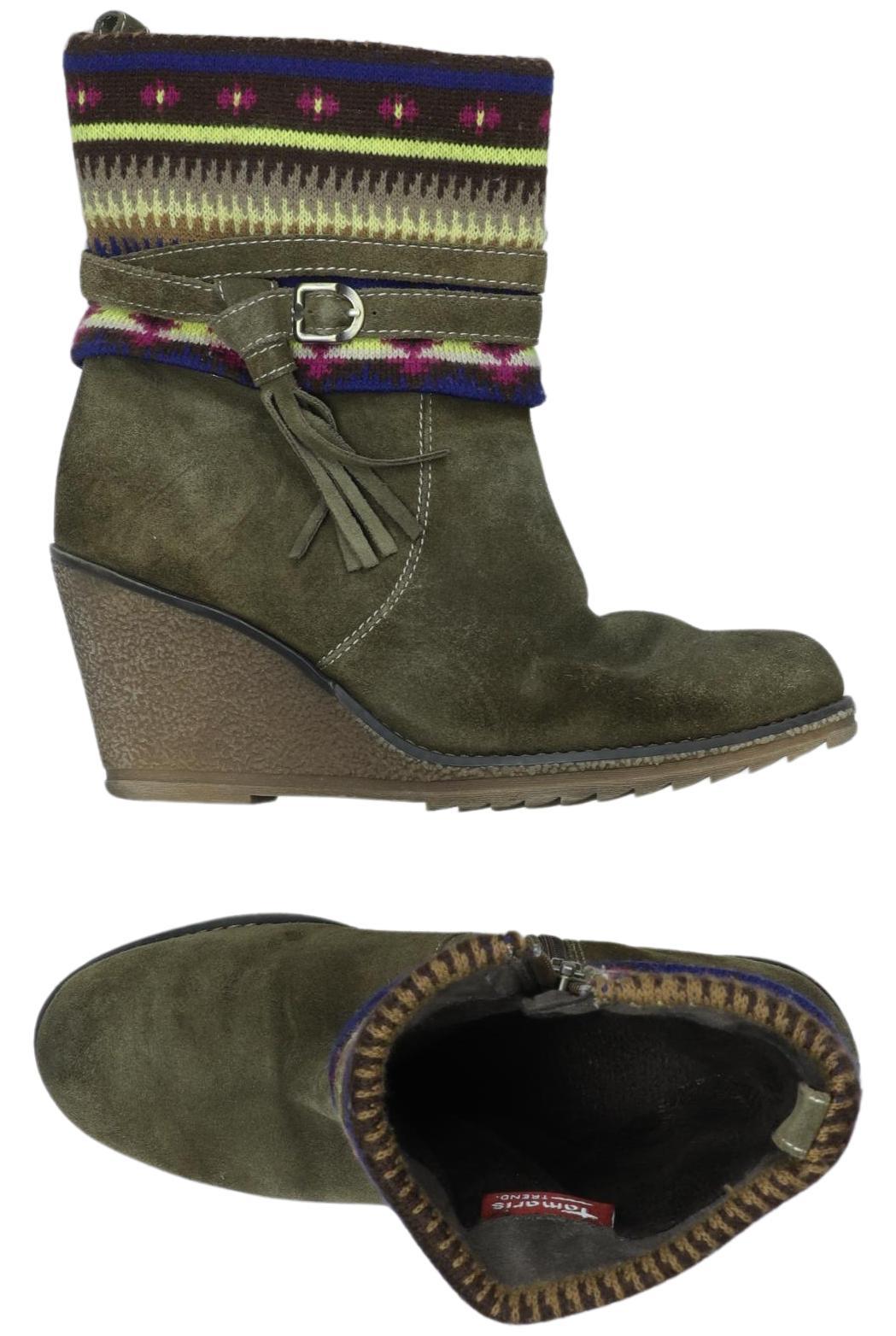 

Tamaris Damen Stiefelette, grün, Gr. 39