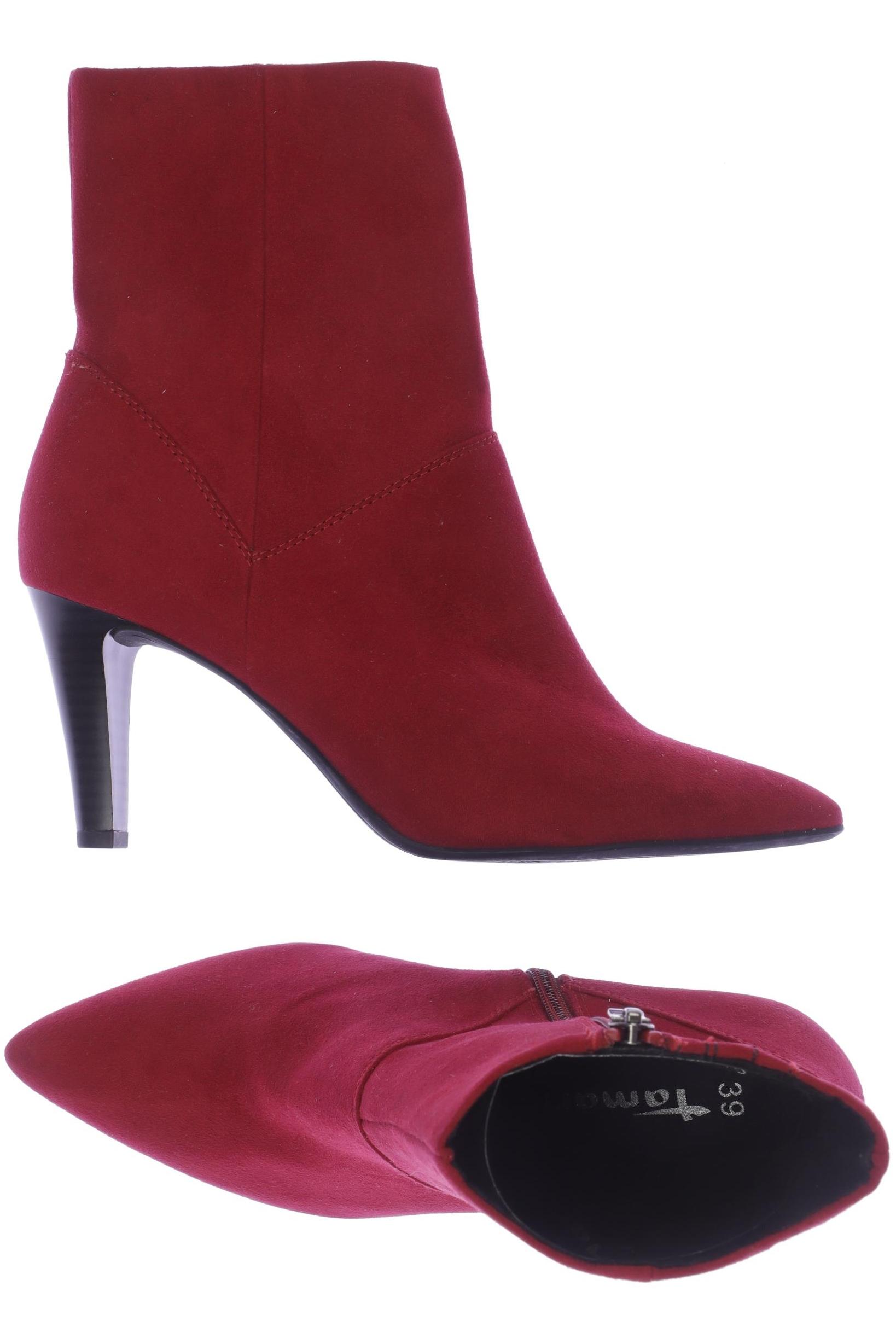 

Tamaris Damen Stiefelette, bordeaux, Gr. 39