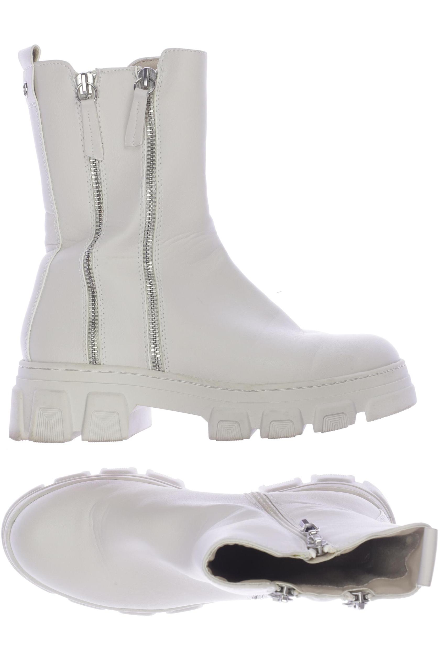 

Tamaris Damen Stiefelette, cremeweiß, Gr. 36