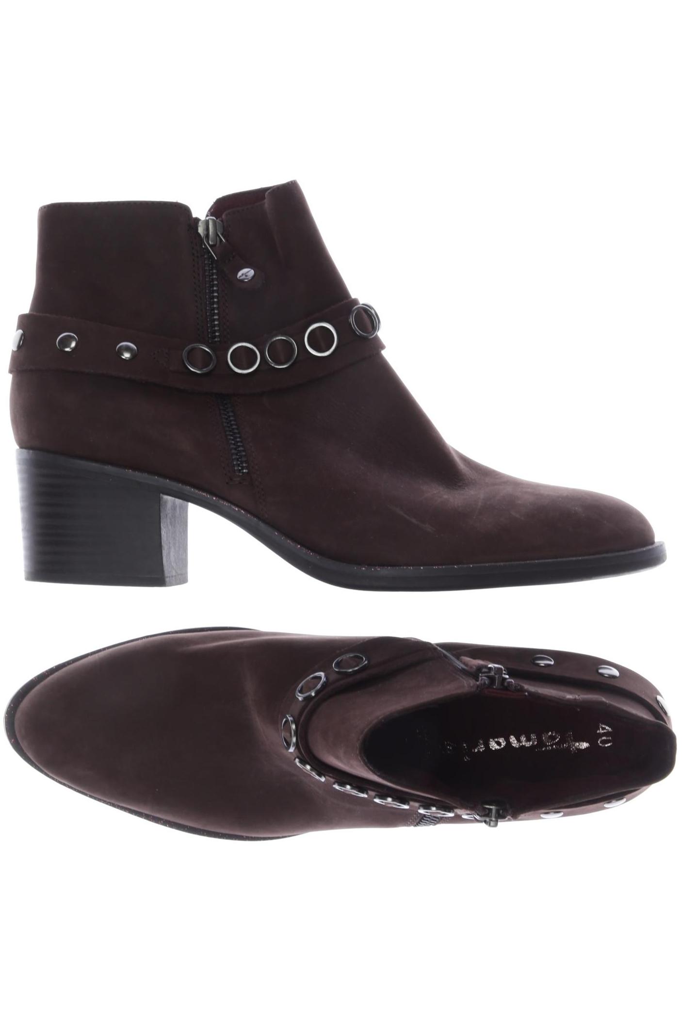 

Tamaris Damen Stiefelette, bordeaux, Gr. 40