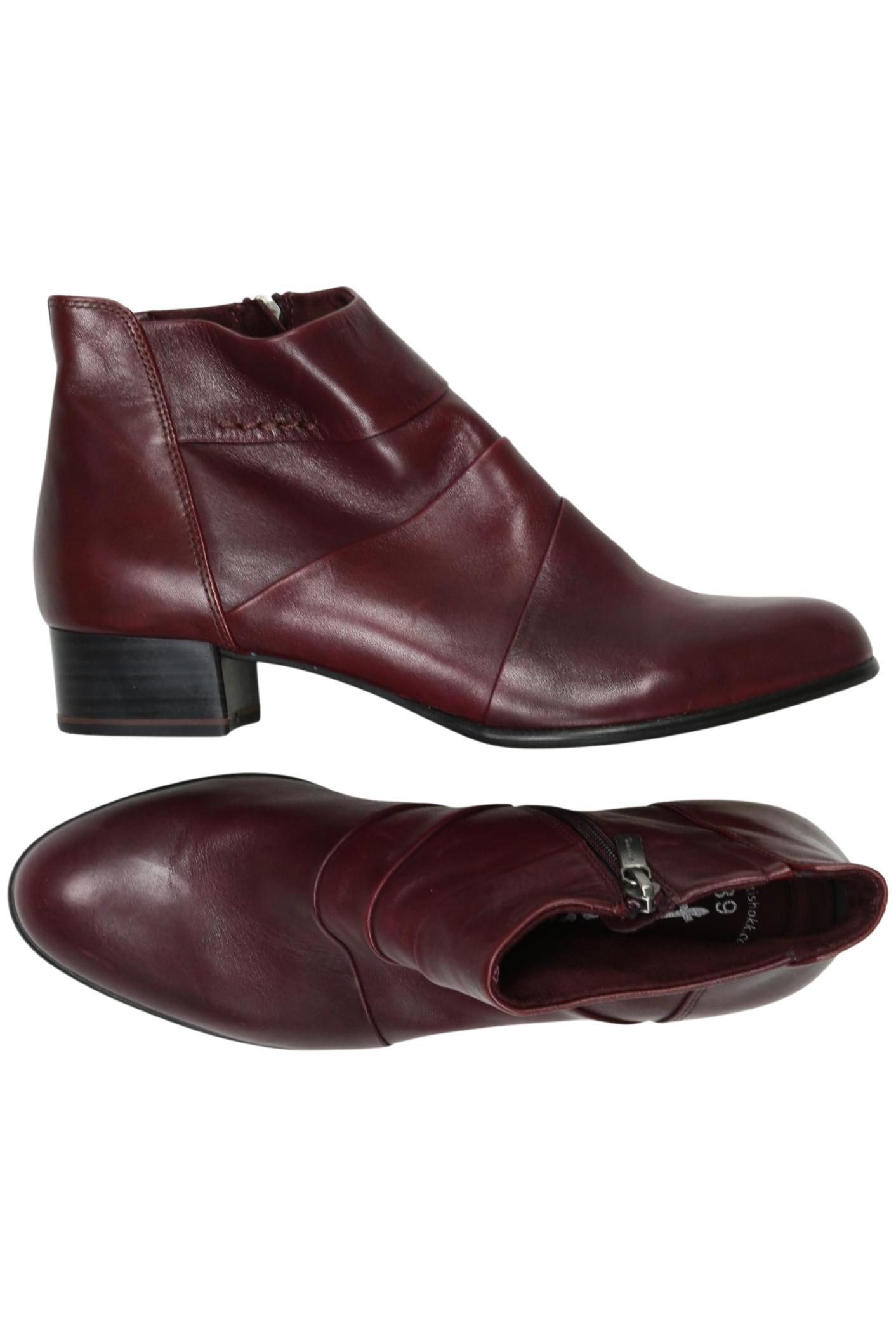 

Tamaris Damen Stiefelette, bordeaux, Gr. 39
