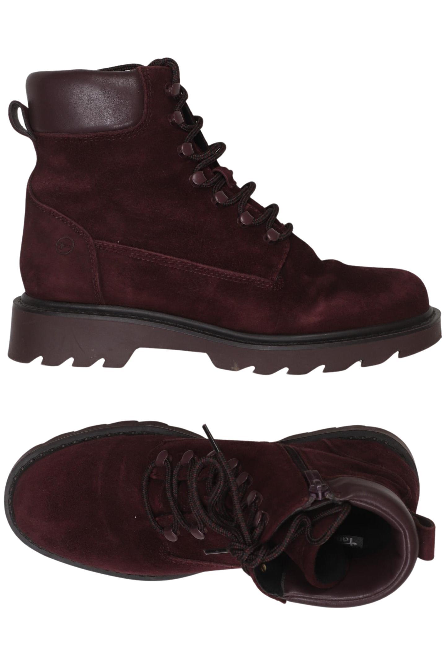 

Tamaris Damen Stiefelette, bordeaux, Gr. 39