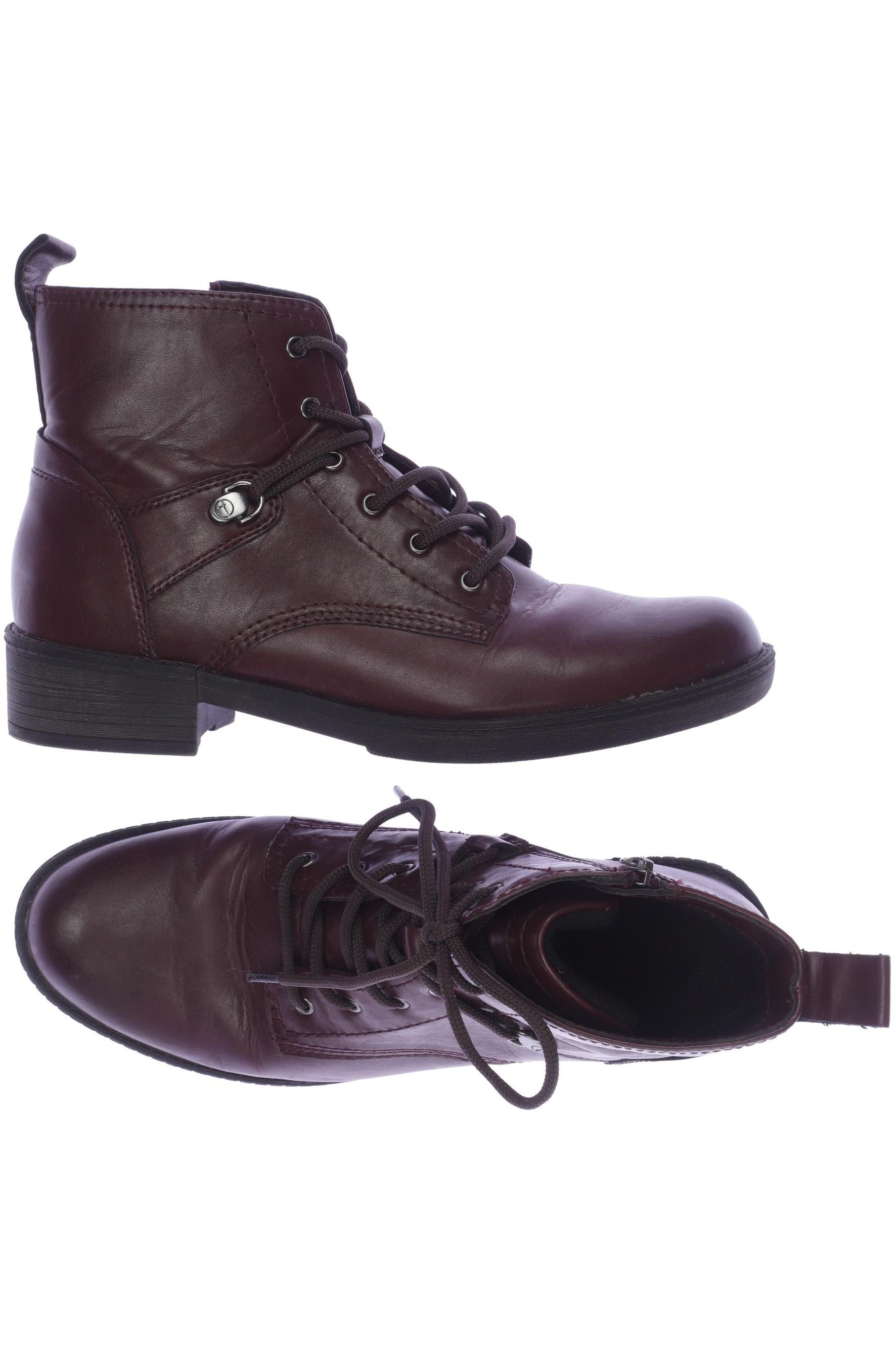 

Tamaris Damen Stiefelette, bordeaux, Gr. 40