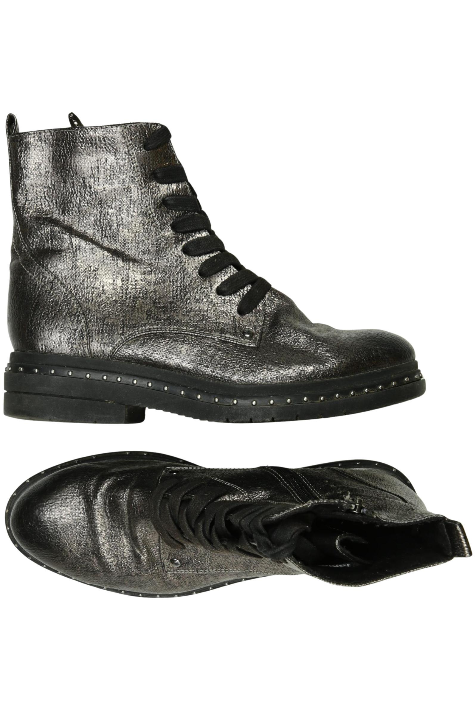 

Tamaris Damen Stiefelette, silber, Gr. 38