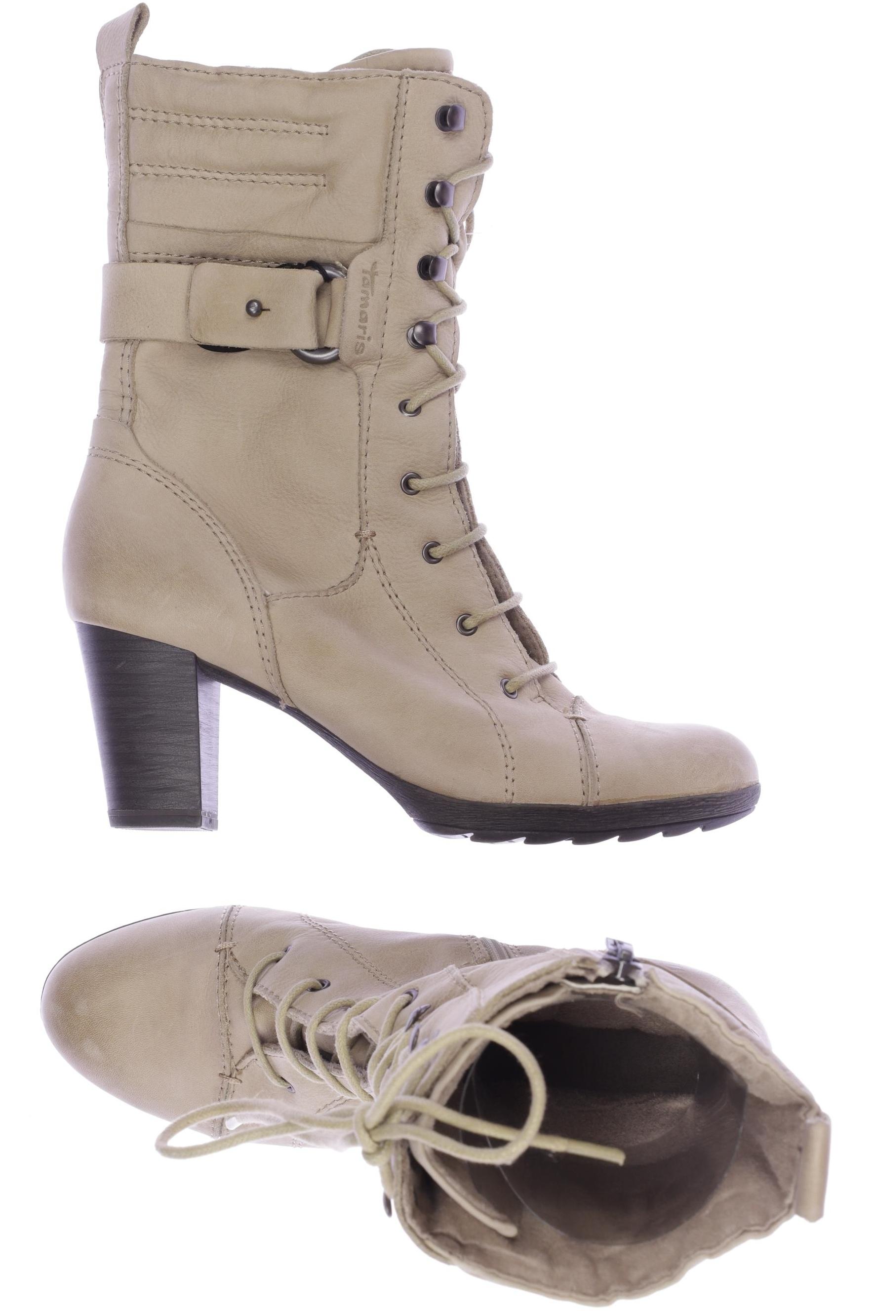 

Tamaris Damen Stiefelette, beige, Gr. 39