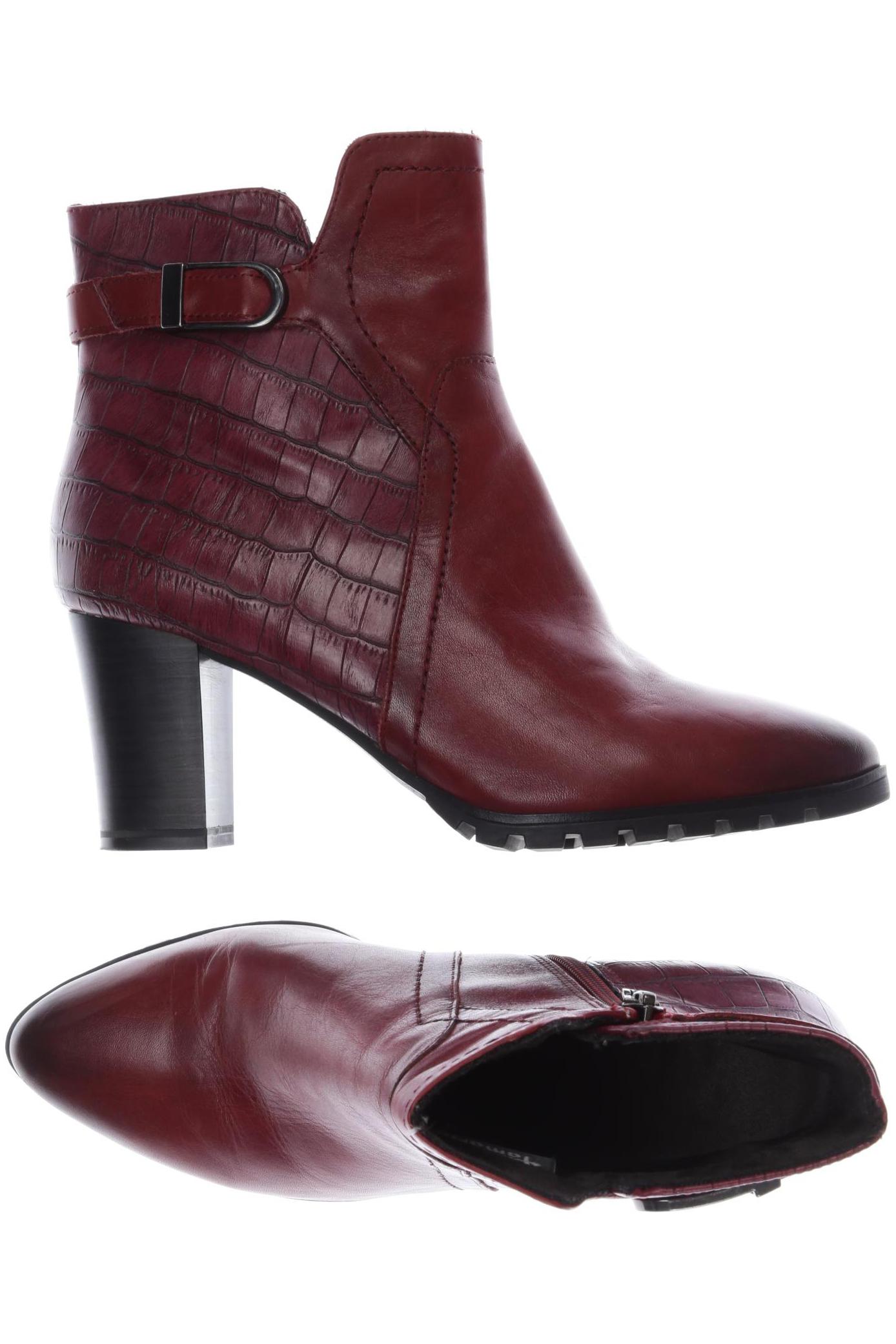 

Tamaris Damen Stiefelette, bordeaux, Gr. 38