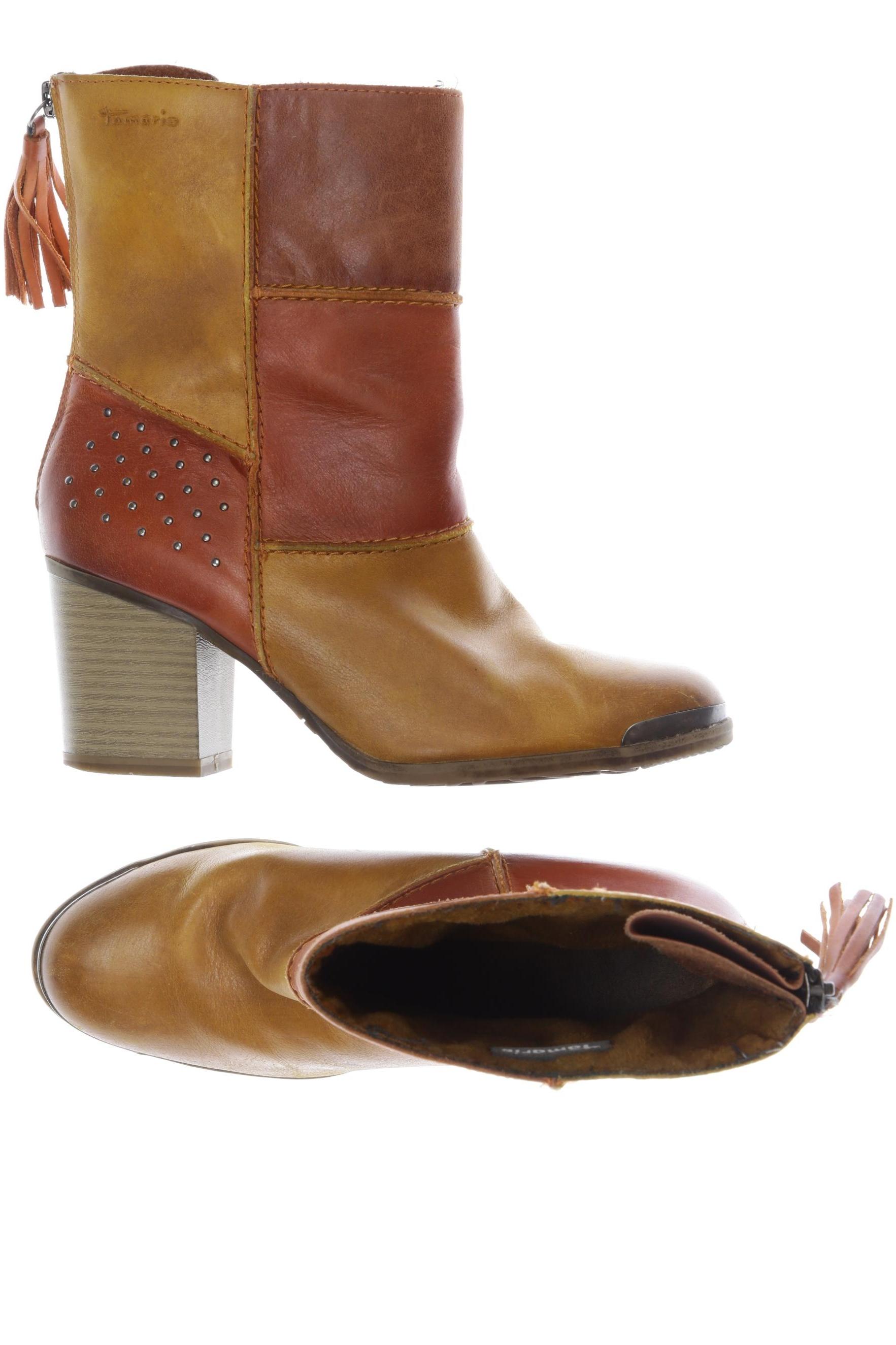 

Tamaris Damen Stiefelette, orange, Gr. 39