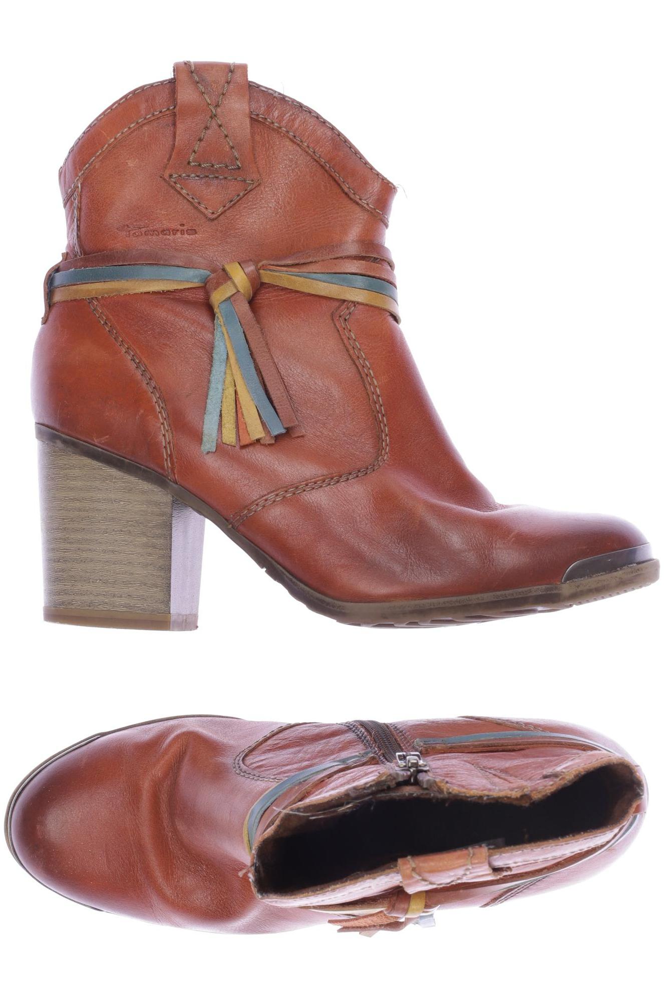 

Tamaris Damen Stiefelette, orange, Gr. 38