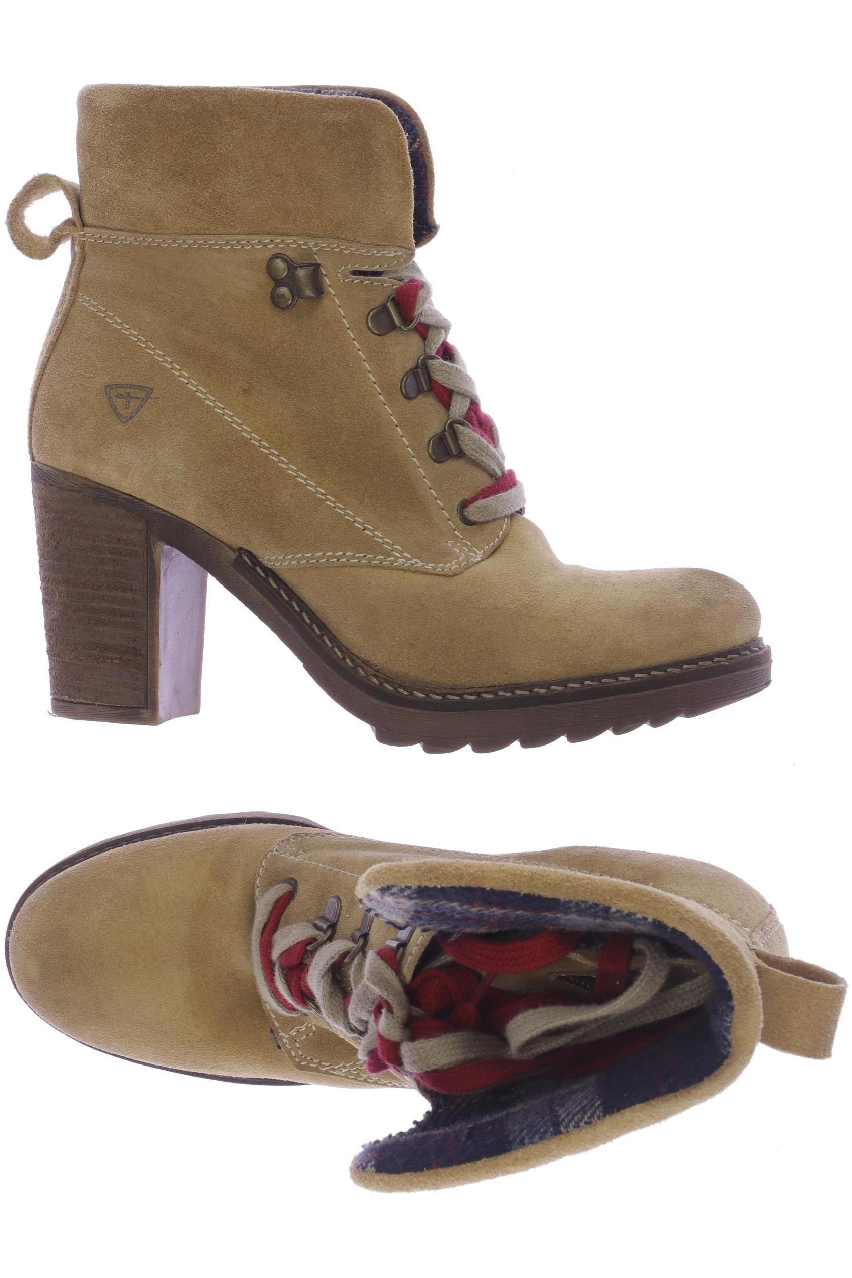 

Tamaris Damen Stiefelette, beige, Gr. 39