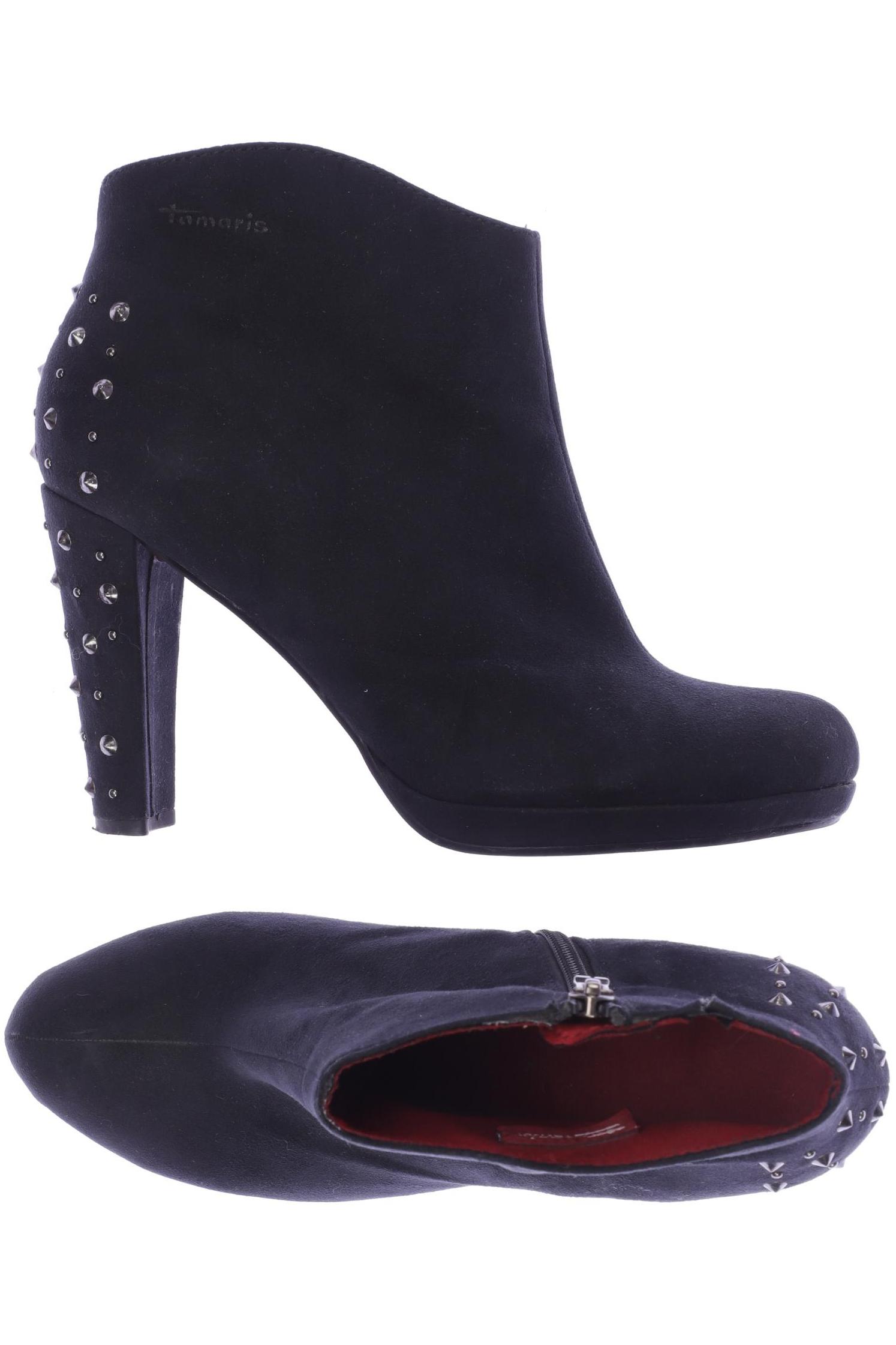

Tamaris Damen Stiefelette, marineblau, Gr. 40