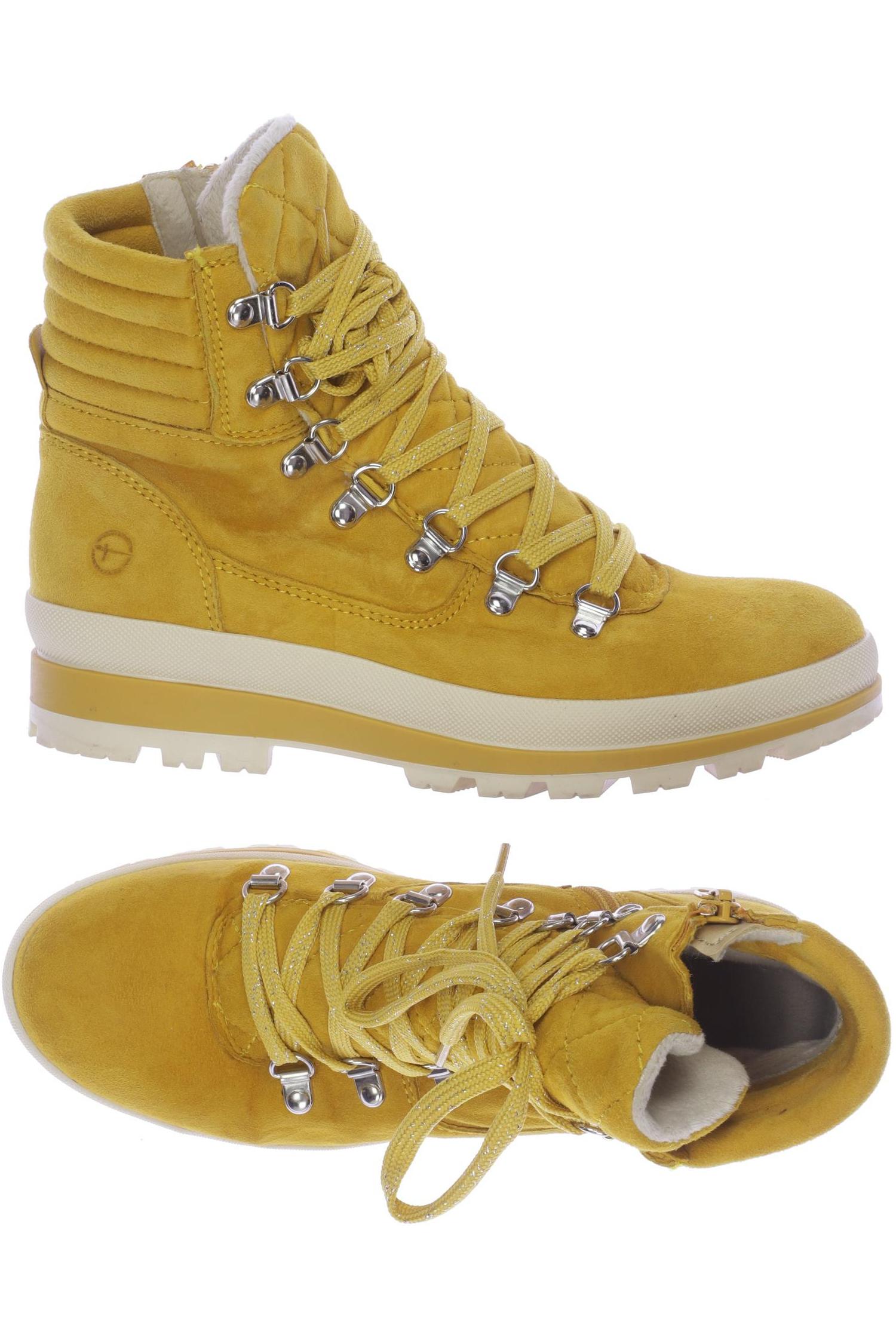 

Tamaris Damen Stiefelette, orange, Gr. 38