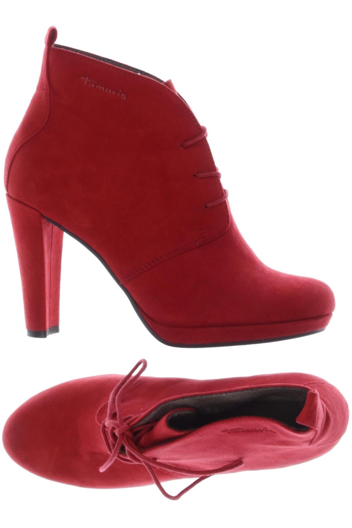 

Tamaris Damen Stiefelette, rot, Gr. 37