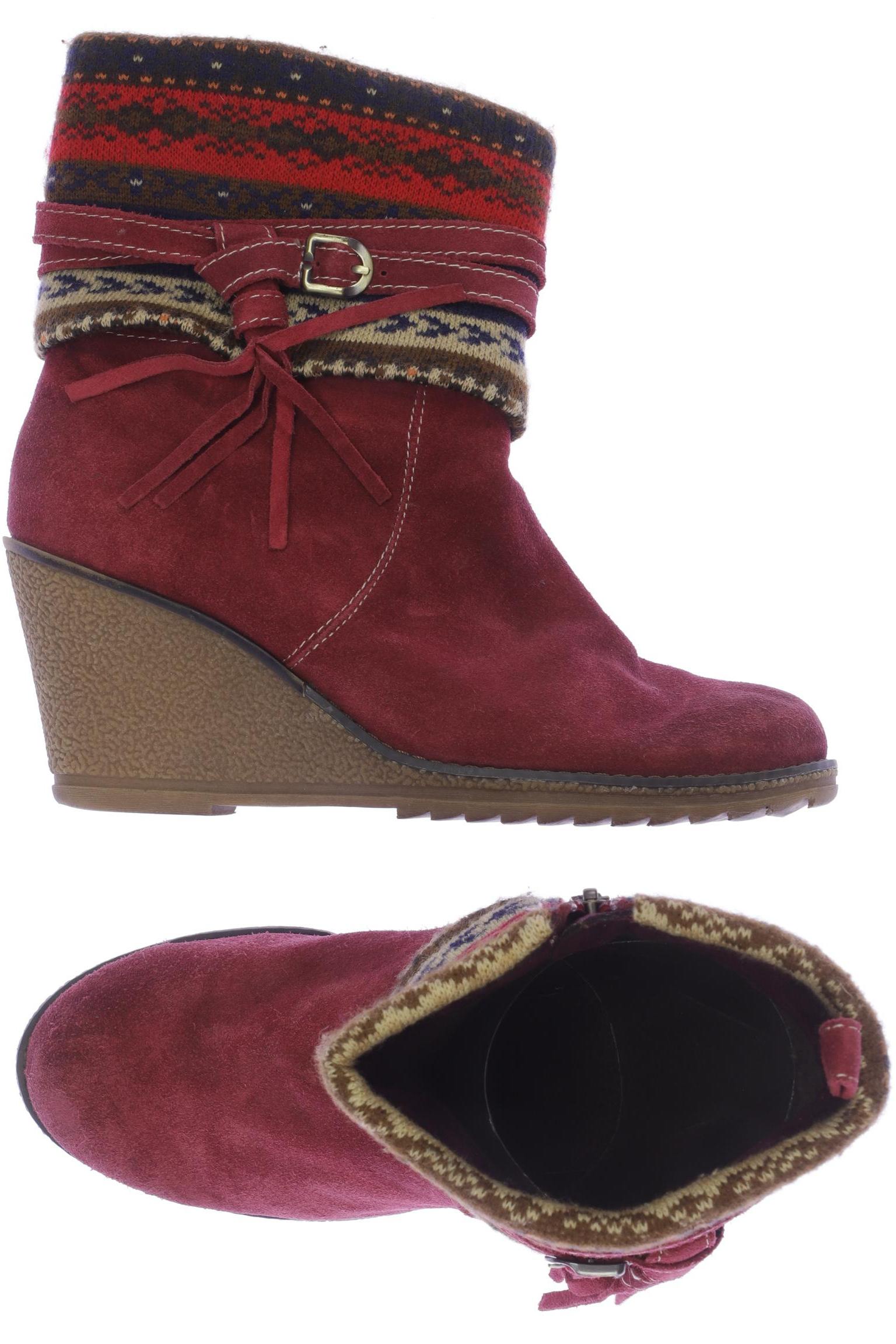 

Tamaris Damen Stiefelette, rot, Gr. 40