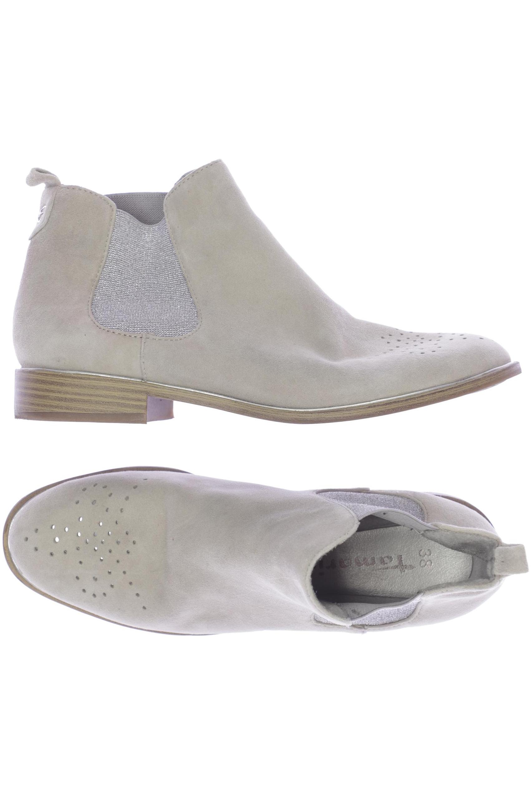 

Tamaris Damen Stiefelette, beige, Gr. 38