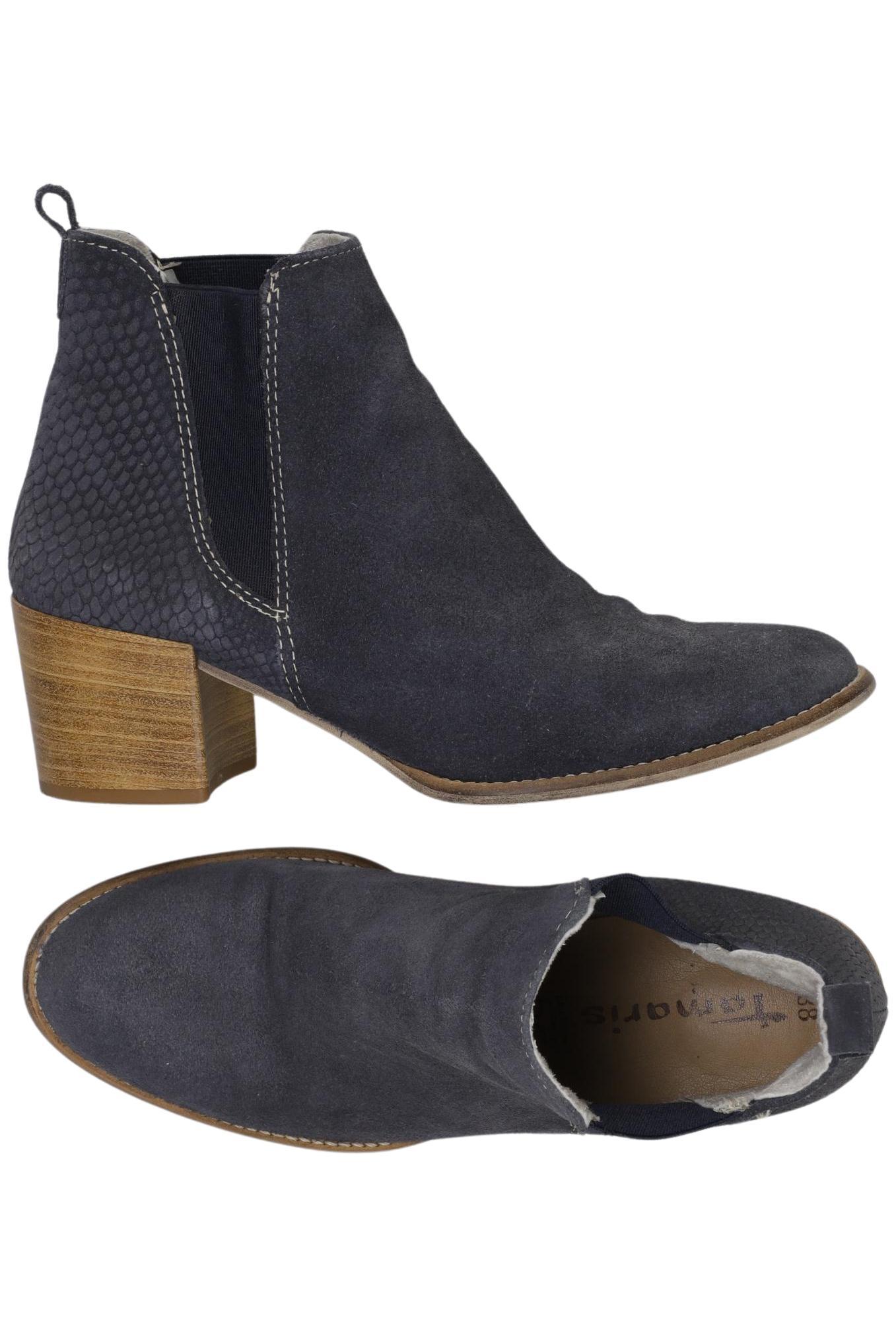 

Tamaris Damen Stiefelette, marineblau, Gr. 38