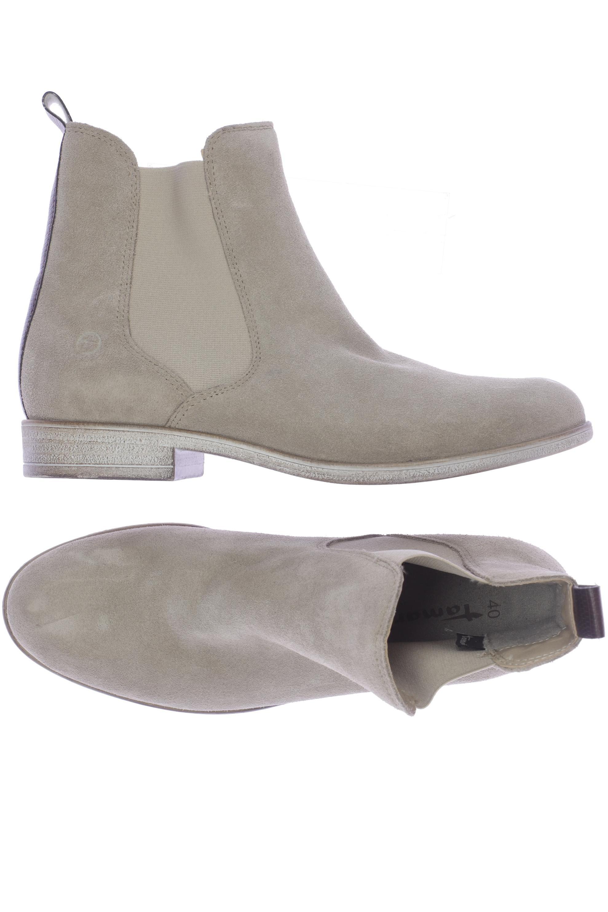 

Tamaris Damen Stiefelette, cremeweiß, Gr. 40