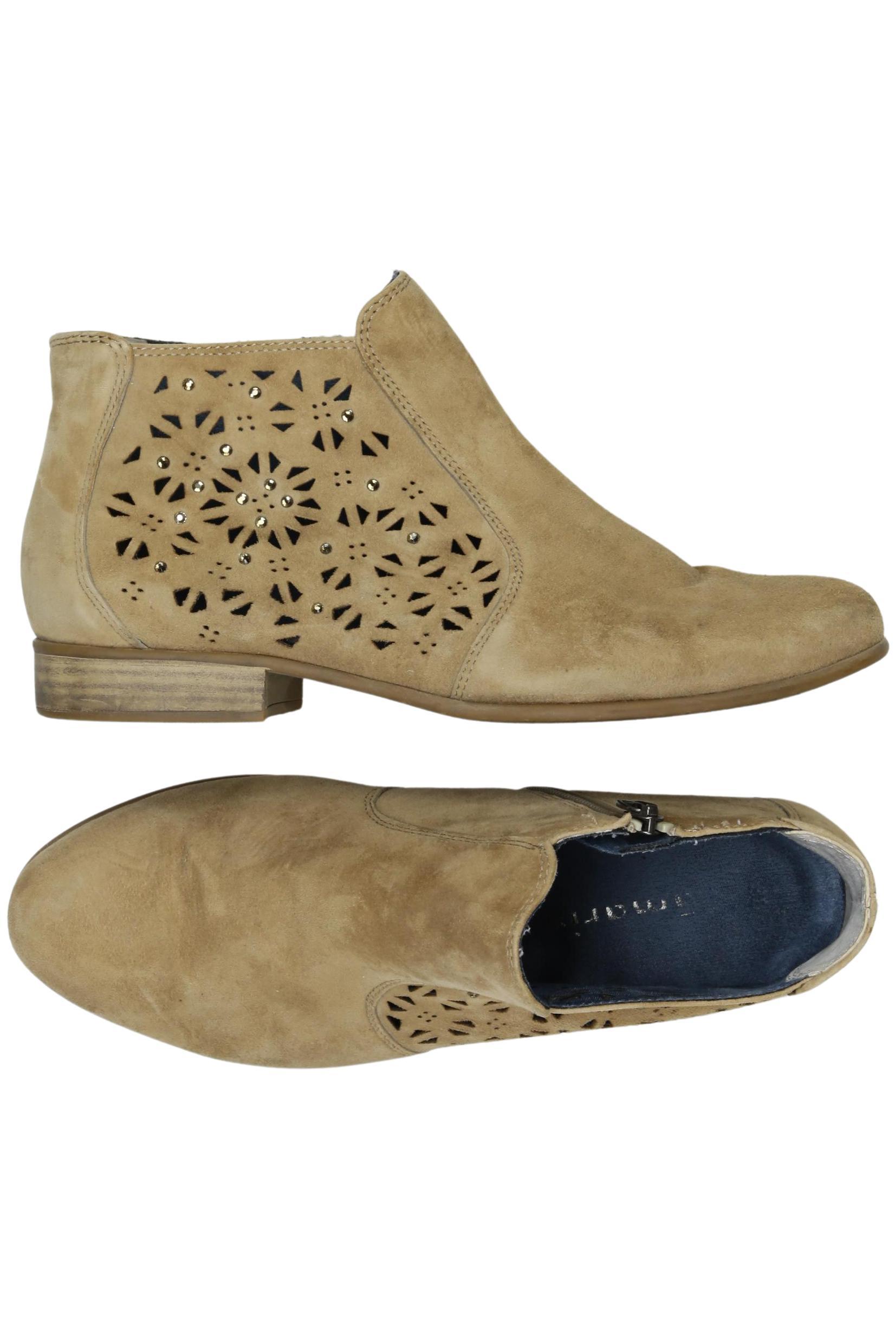 

Tamaris Damen Stiefelette, beige, Gr. 38