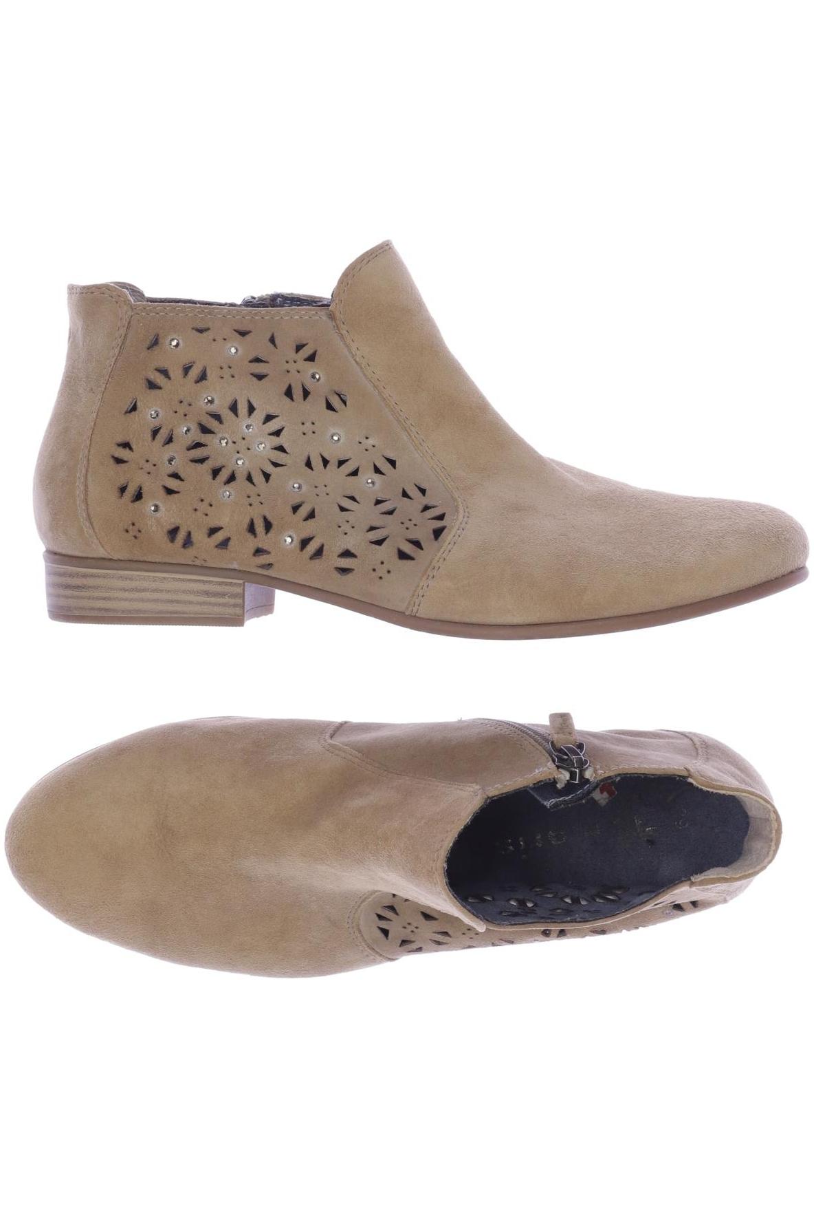 

Tamaris Damen Stiefelette, beige, Gr. 39