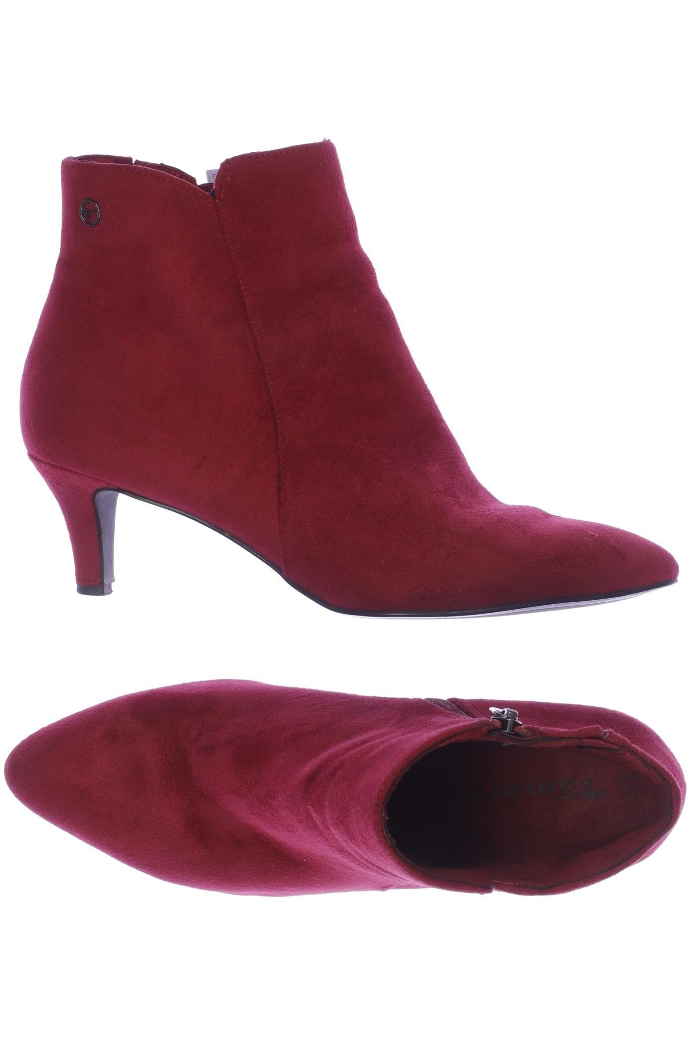 

Tamaris Damen Stiefelette, rot, Gr. 39