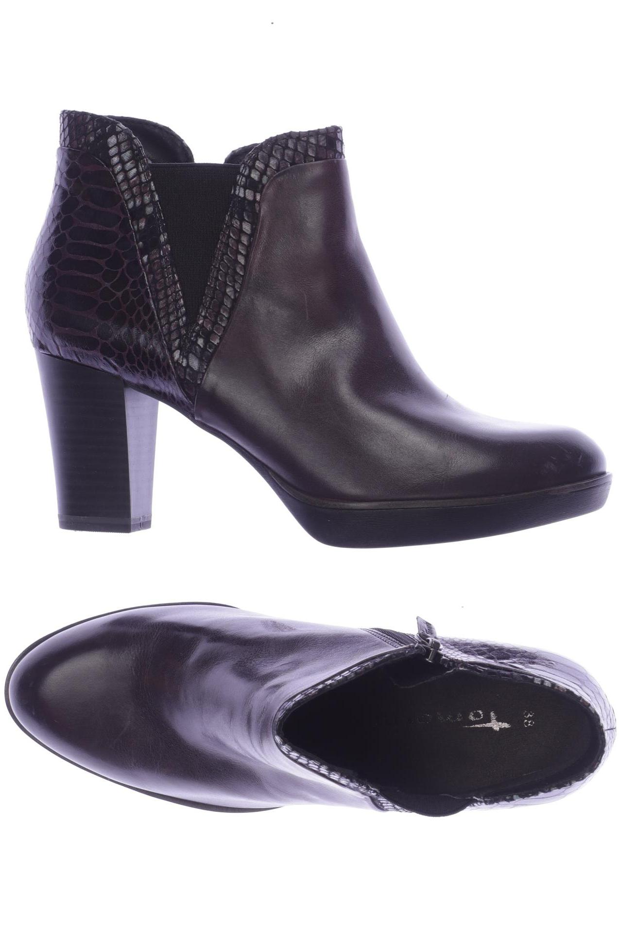 

Tamaris Damen Stiefelette, bordeaux, Gr. 38