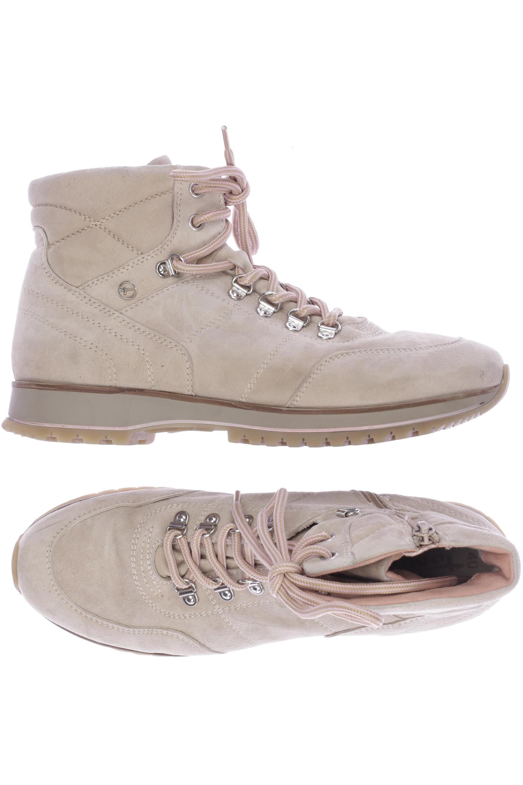 

Tamaris Damen Stiefelette, beige, Gr. 40