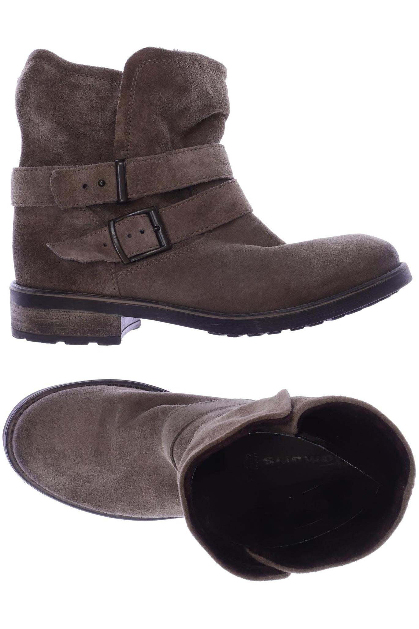 

Tamaris Damen Stiefelette, beige, Gr. 40