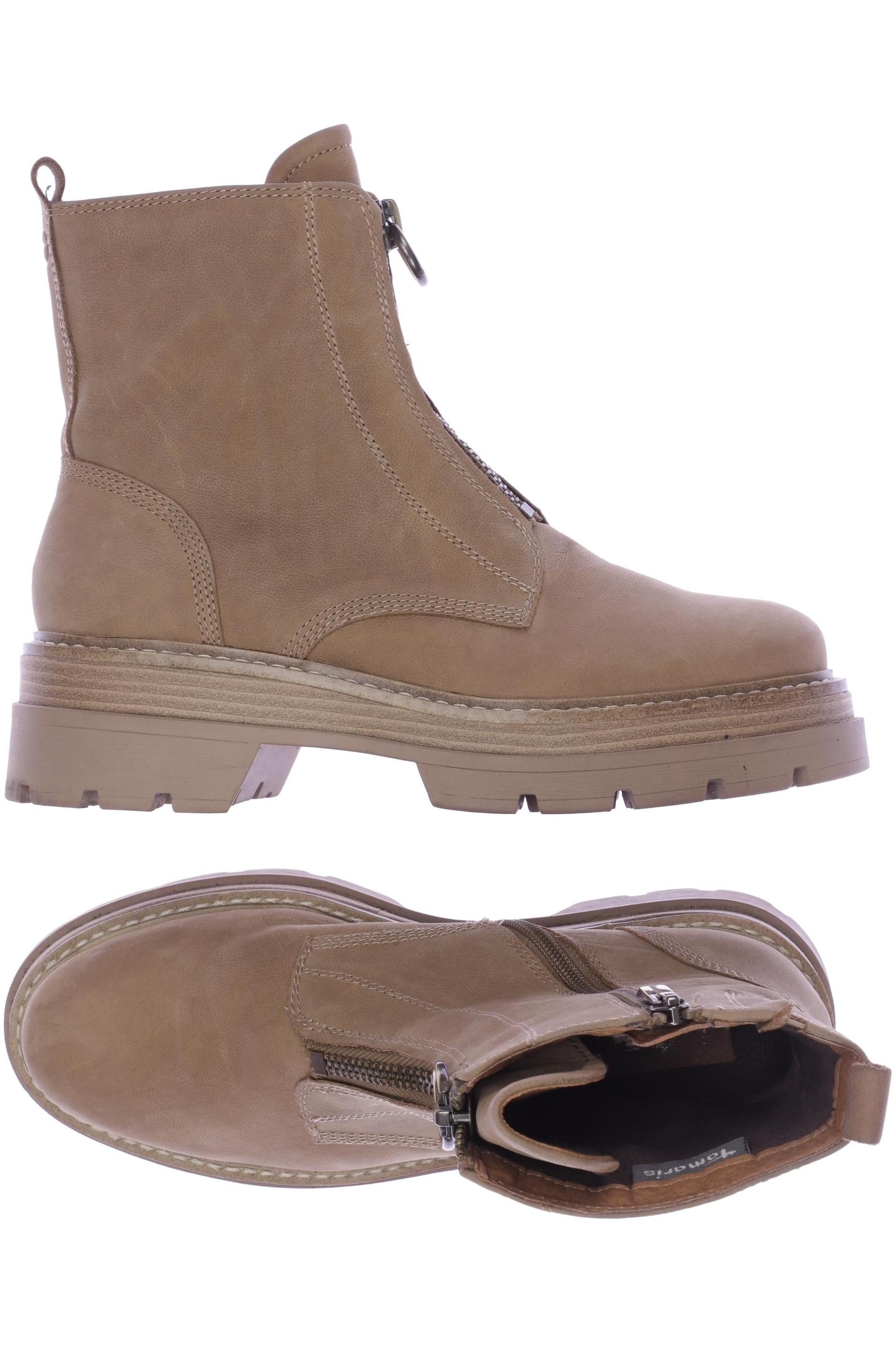 

Tamaris Damen Stiefelette, beige, Gr. 40