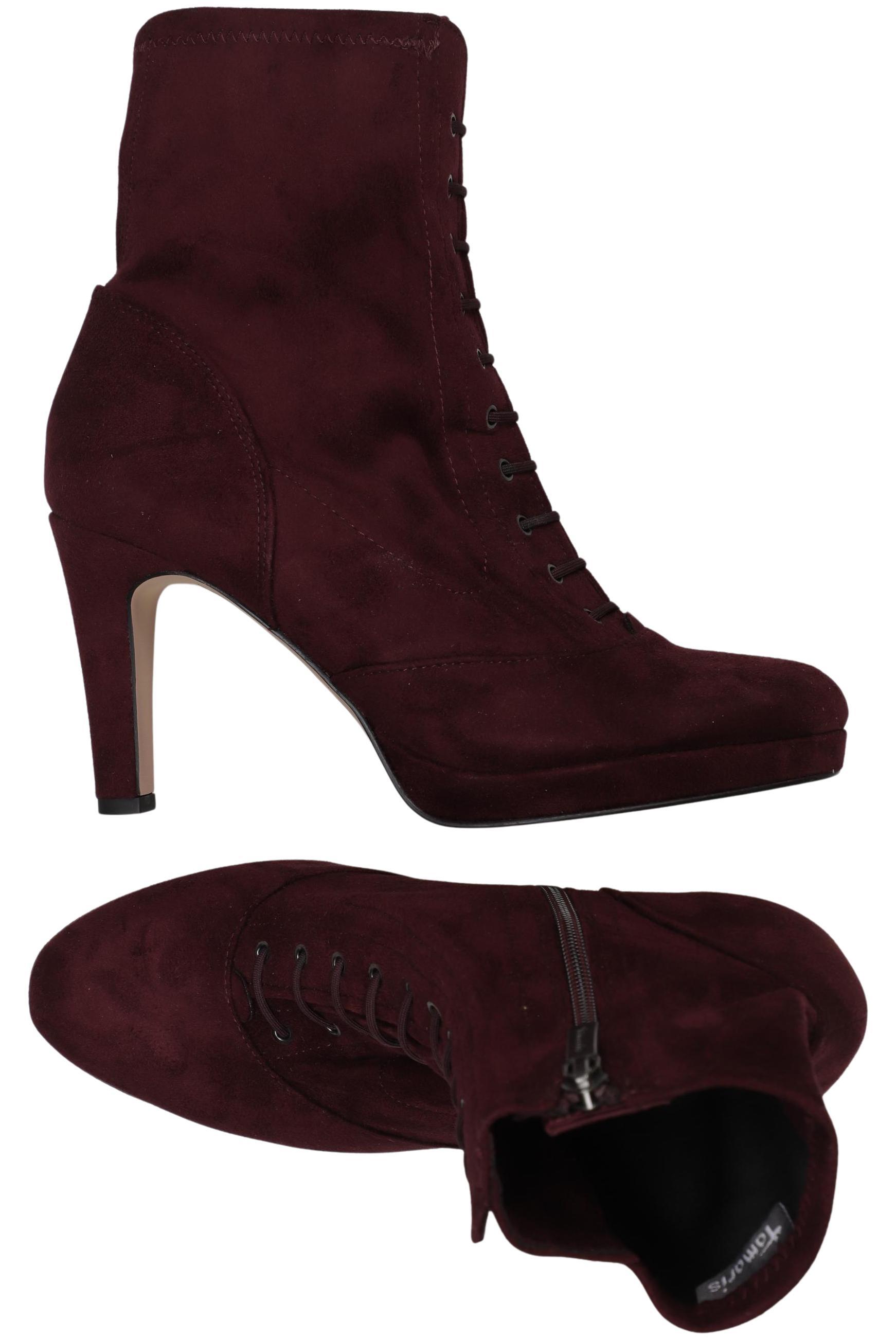 

Tamaris Damen Stiefelette, bordeaux, Gr. 38