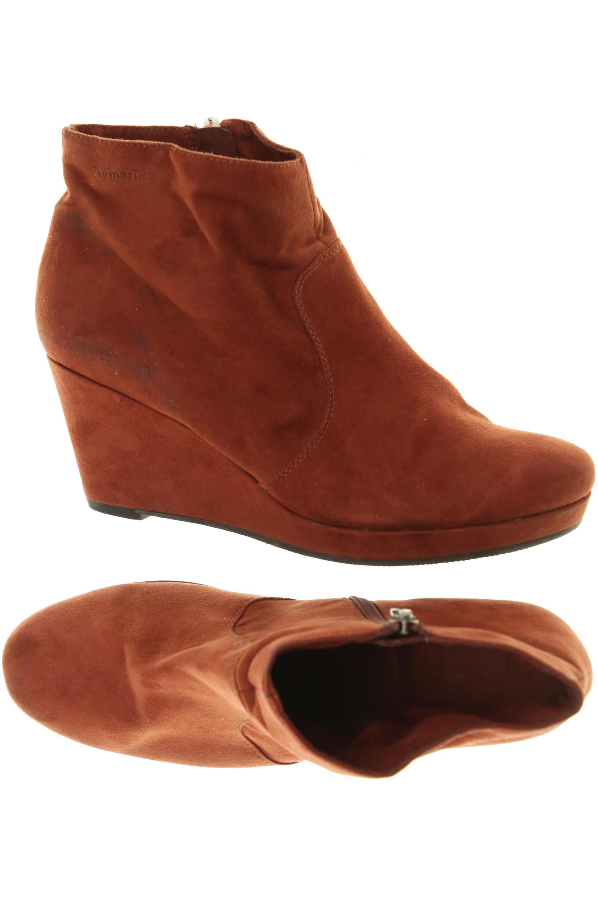 

Tamaris Damen Stiefelette, orange, Gr. 40
